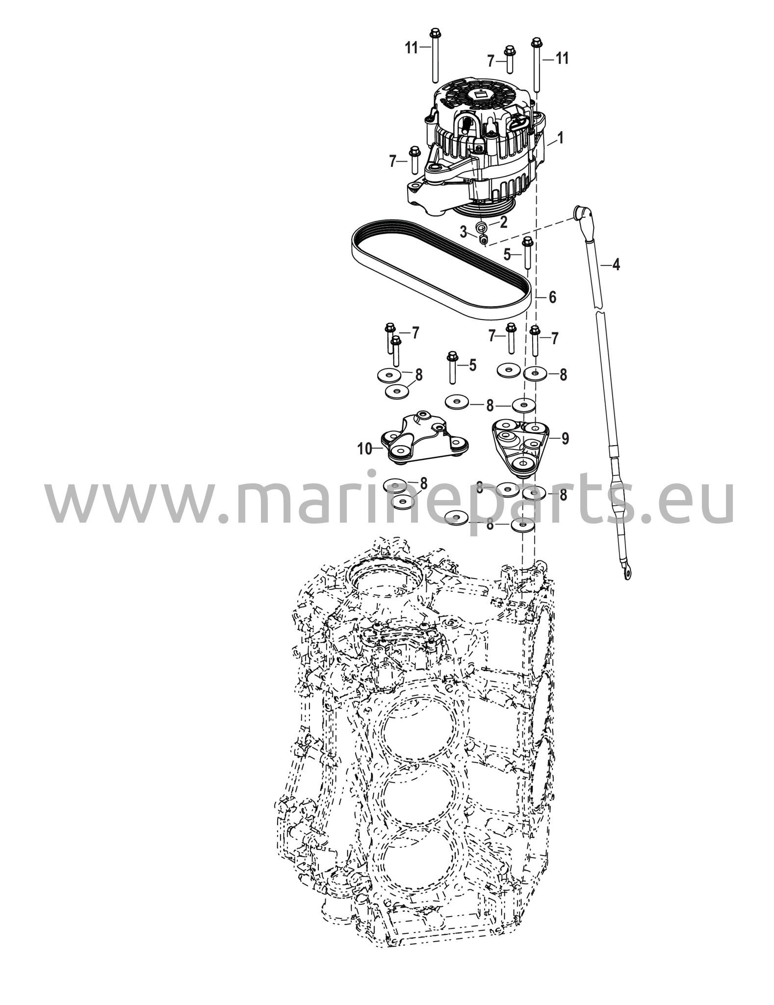 Laturin kiinnitys/vihko