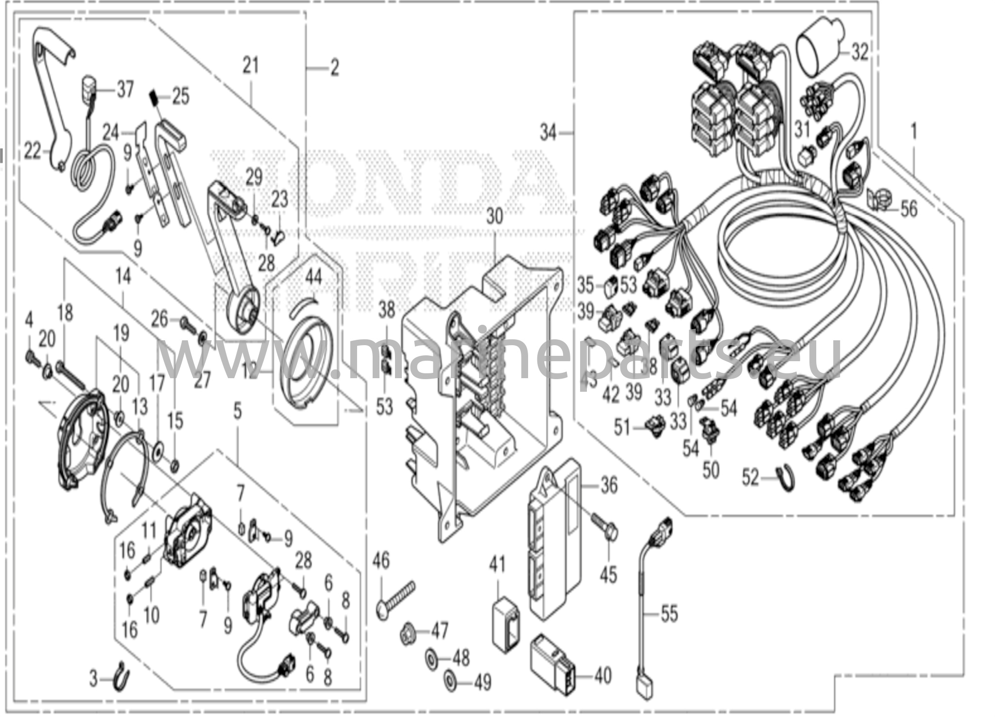 Fjärrkontroll (infälld typ) (huvud) (DBW)