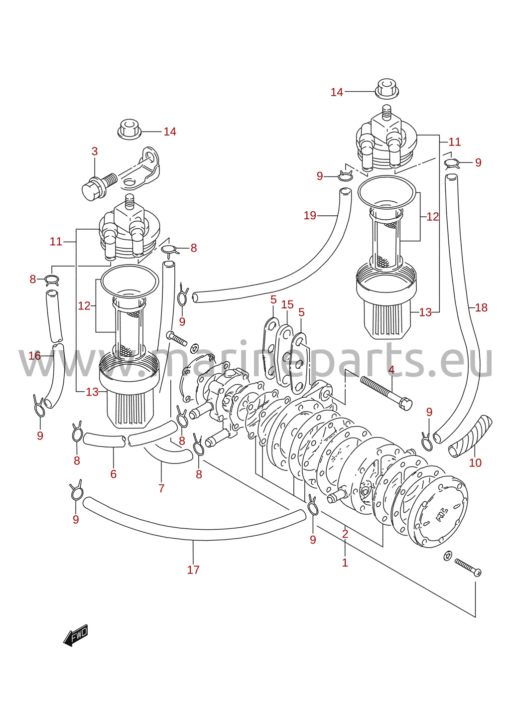 Polttoainepumppu (DT25K)
