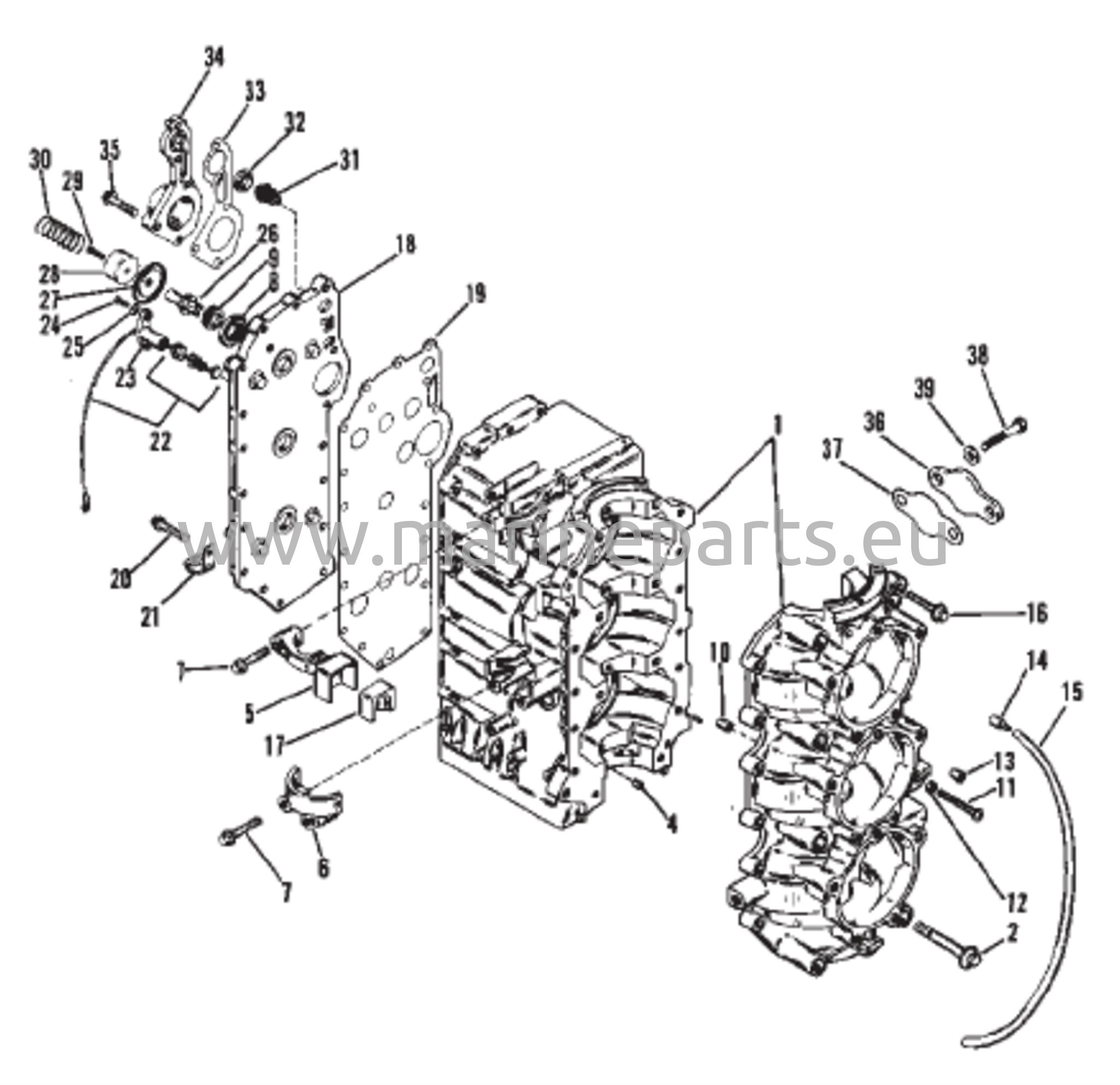 Sylinterilohko ja kampikammio