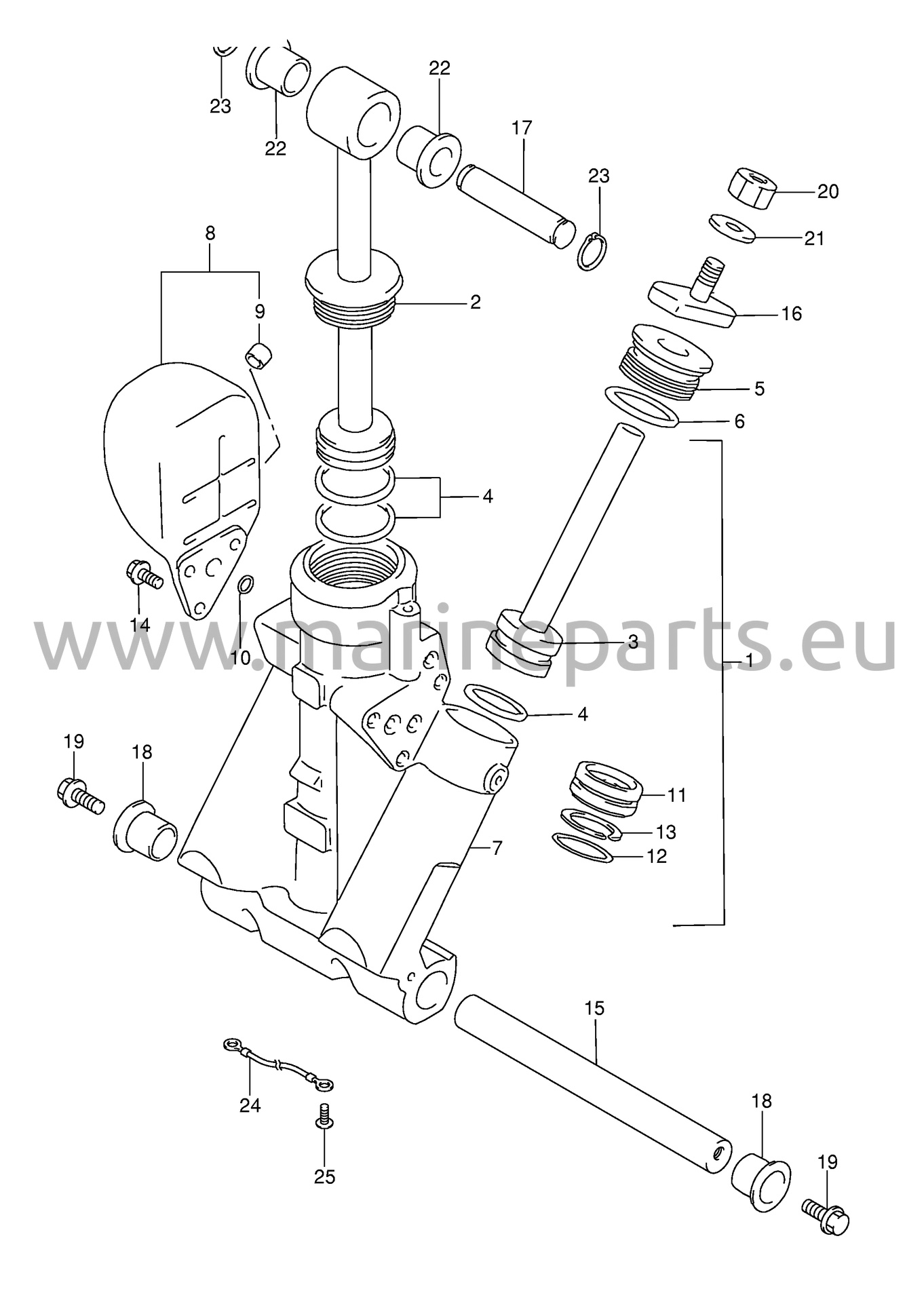 Trimcylinder (DF140WT)