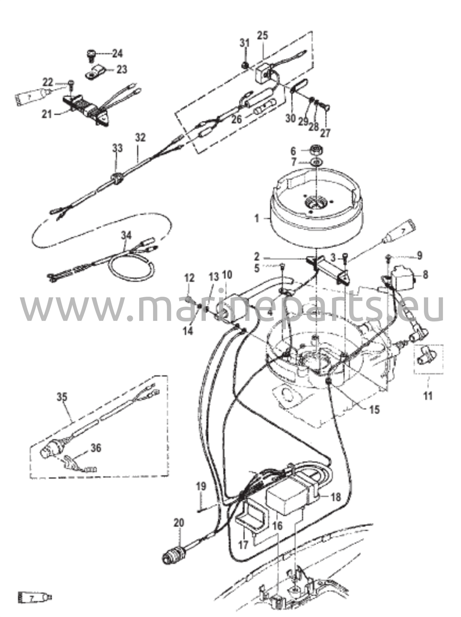 Magneton ja sytytyskomponentit
