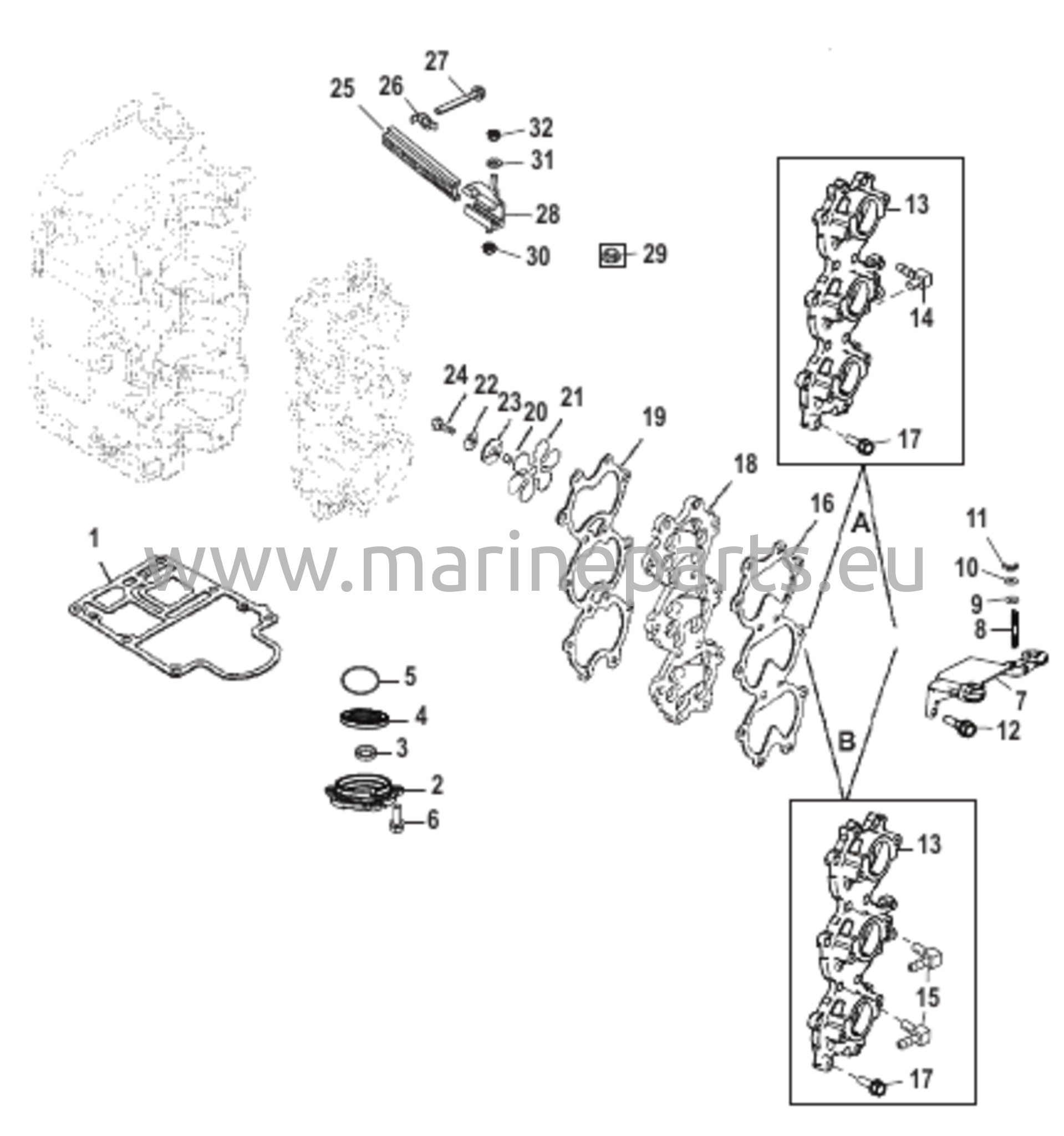 Induktiokollektori ja kalvolohko