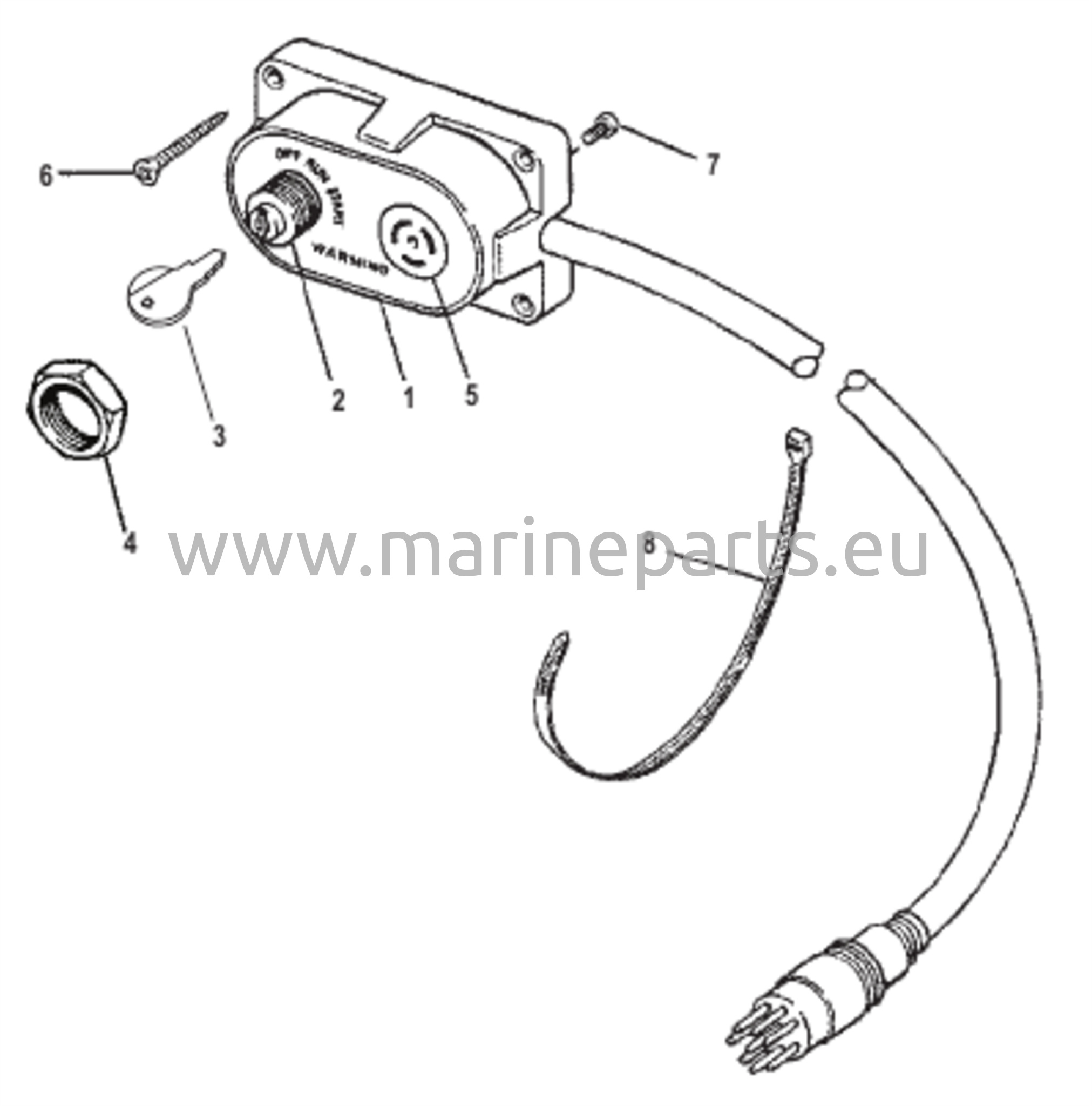 Key, Choke and Horn Kit 