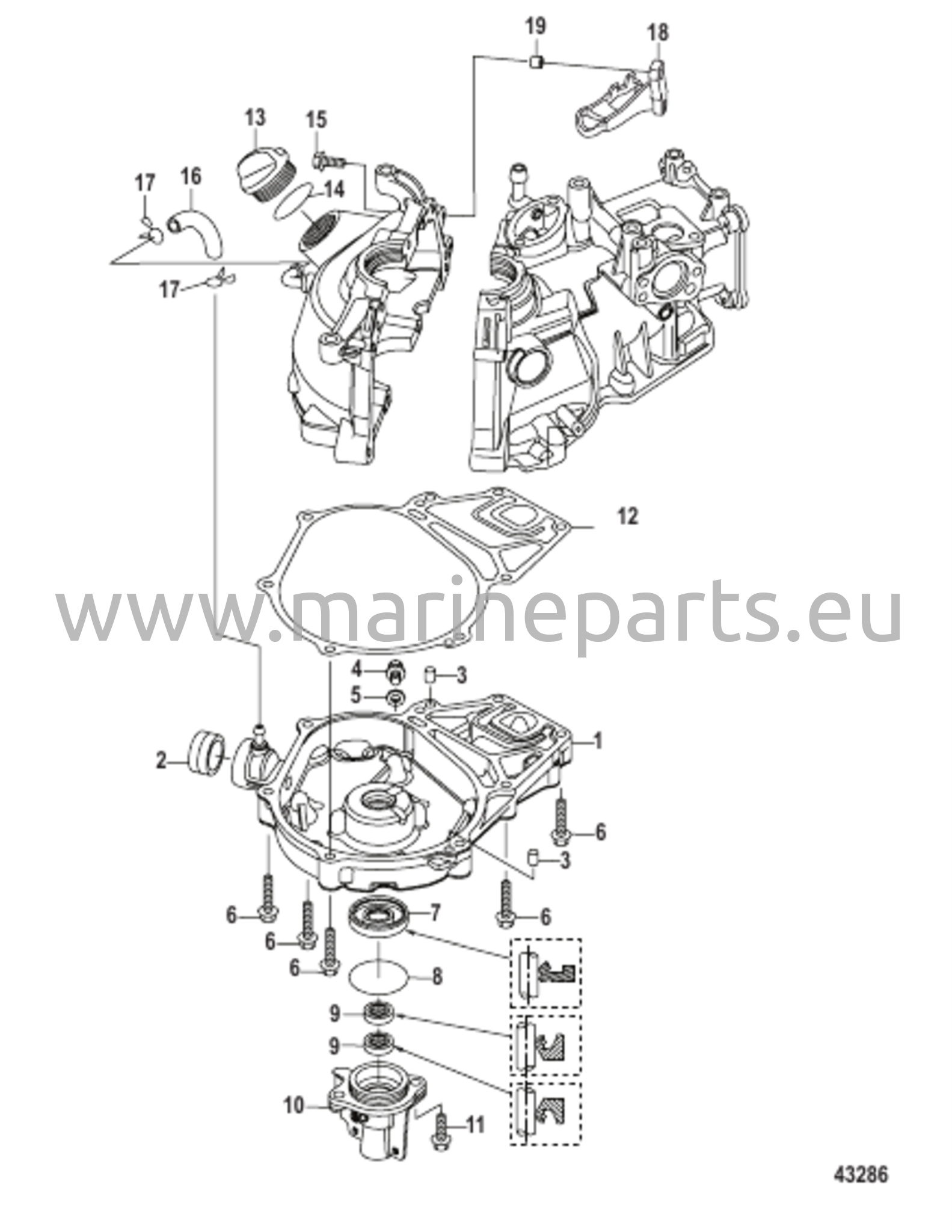 Öljypohja sarjanumero # 0R318096 ja siitä eteenpäin