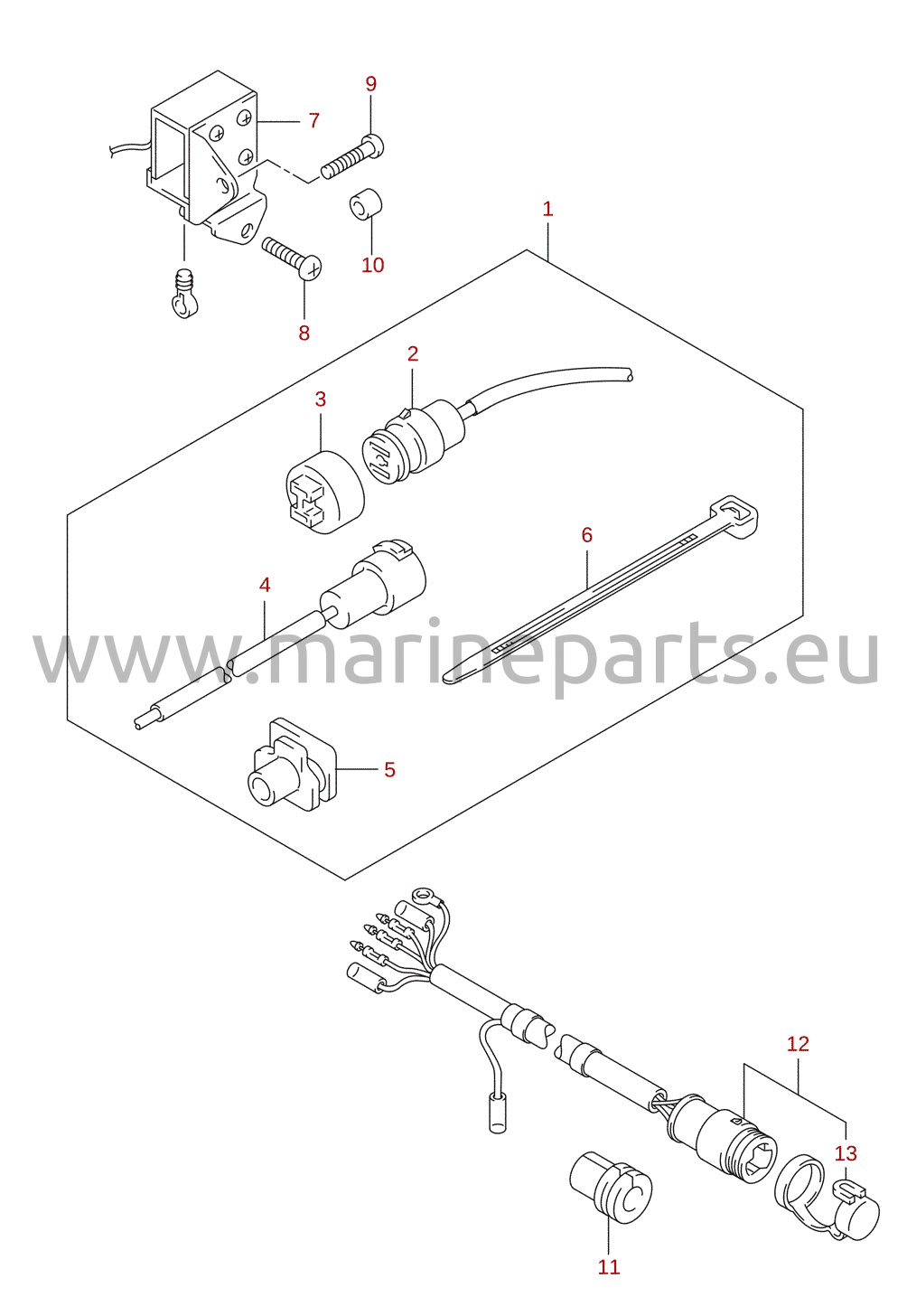 Receptacle set (2004) (optional)