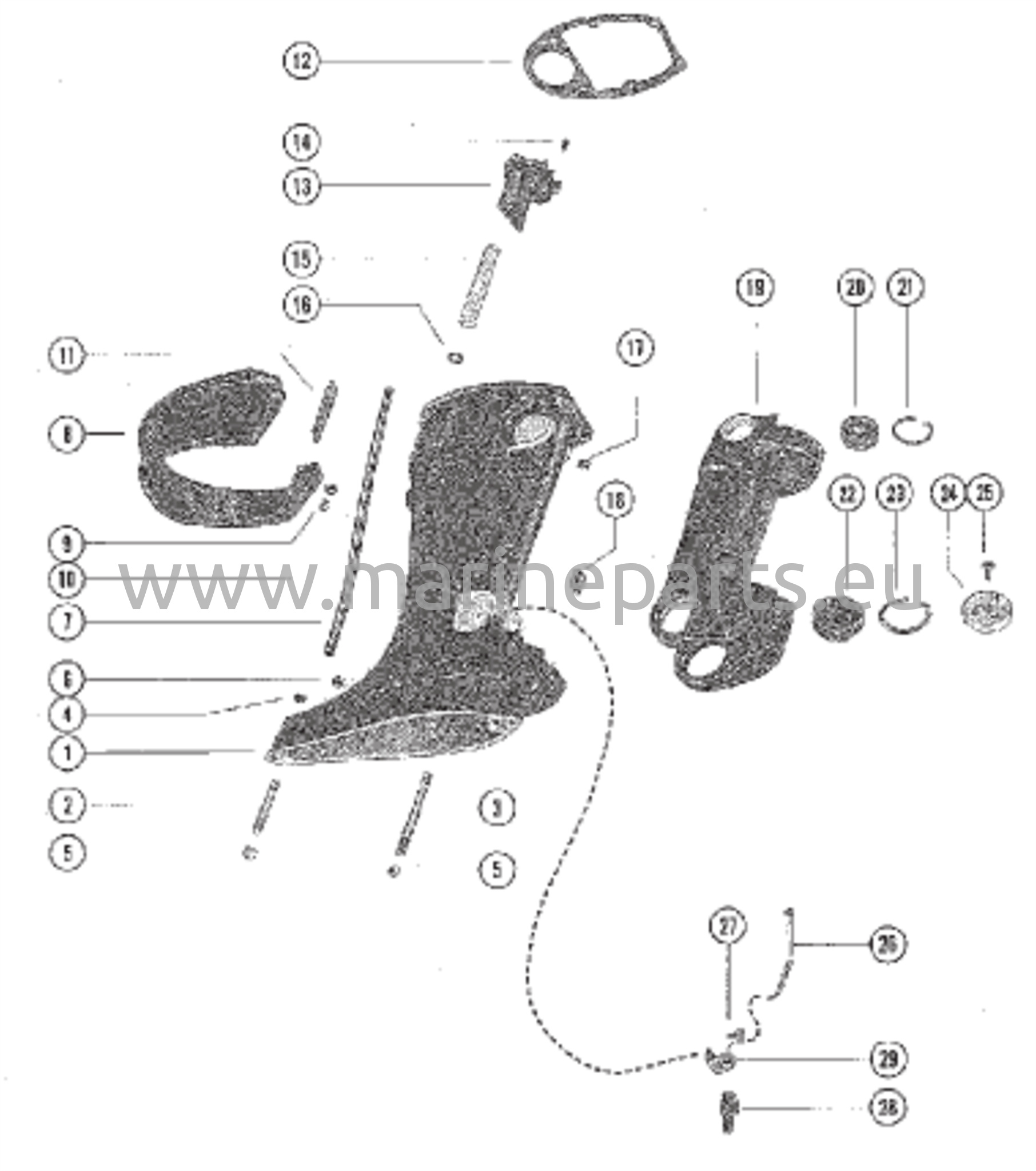 Voimansiirron akselikoteloasennus