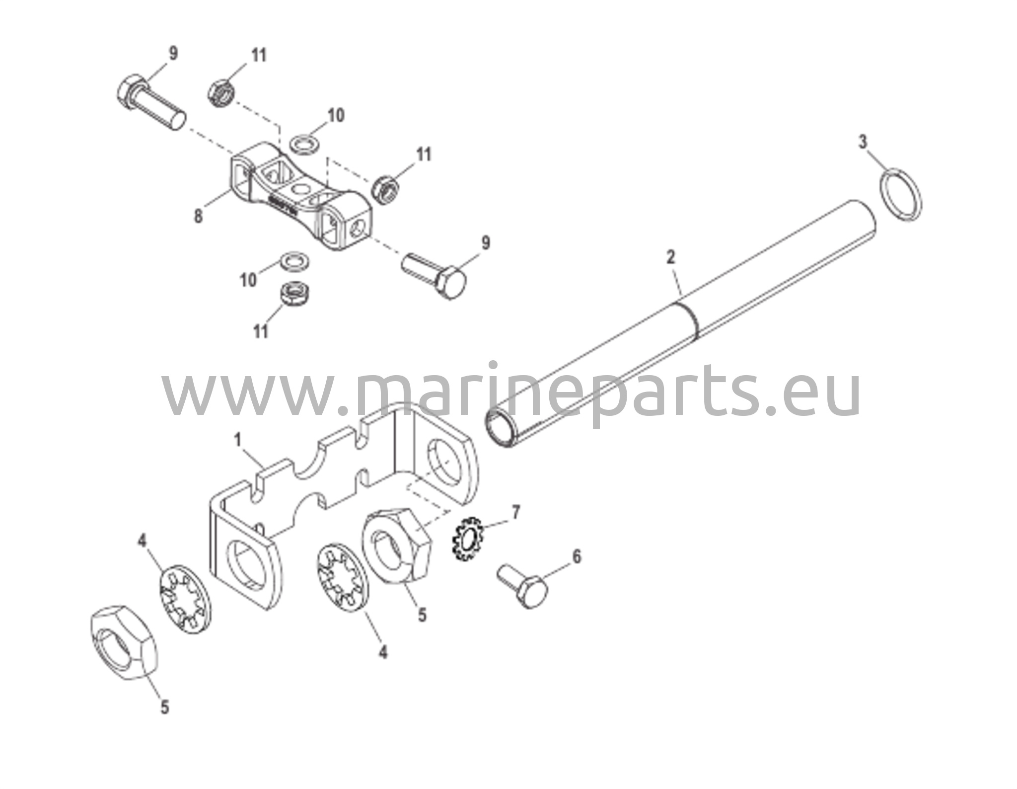 Kaksikaapelin kiinnityssarja