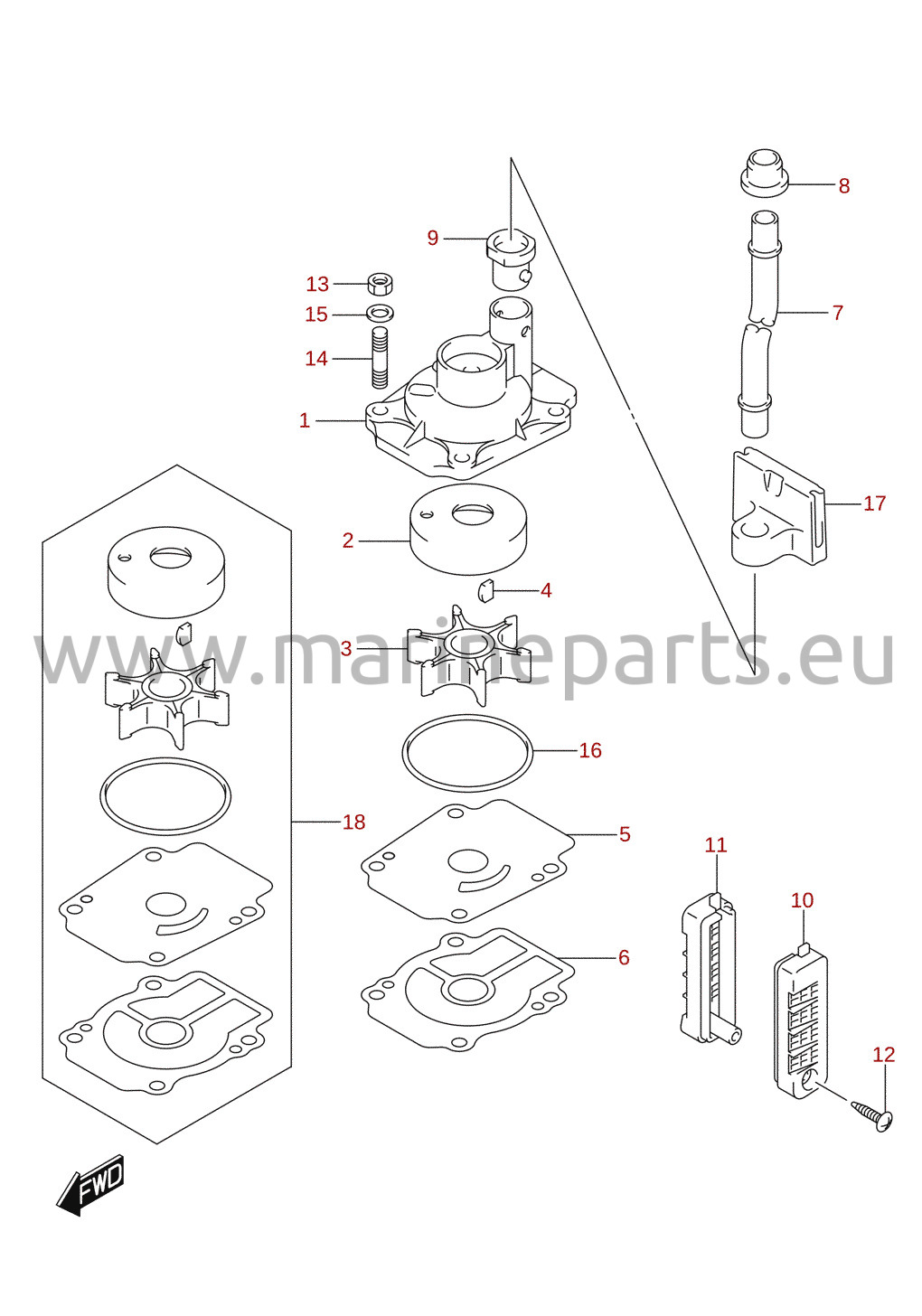 Vattenpump (DF30A)