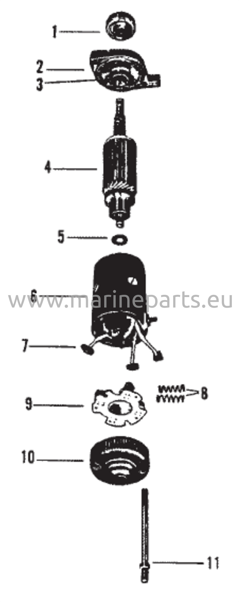 Käynnistinmoottori (Prestolite #MJL-4003B)