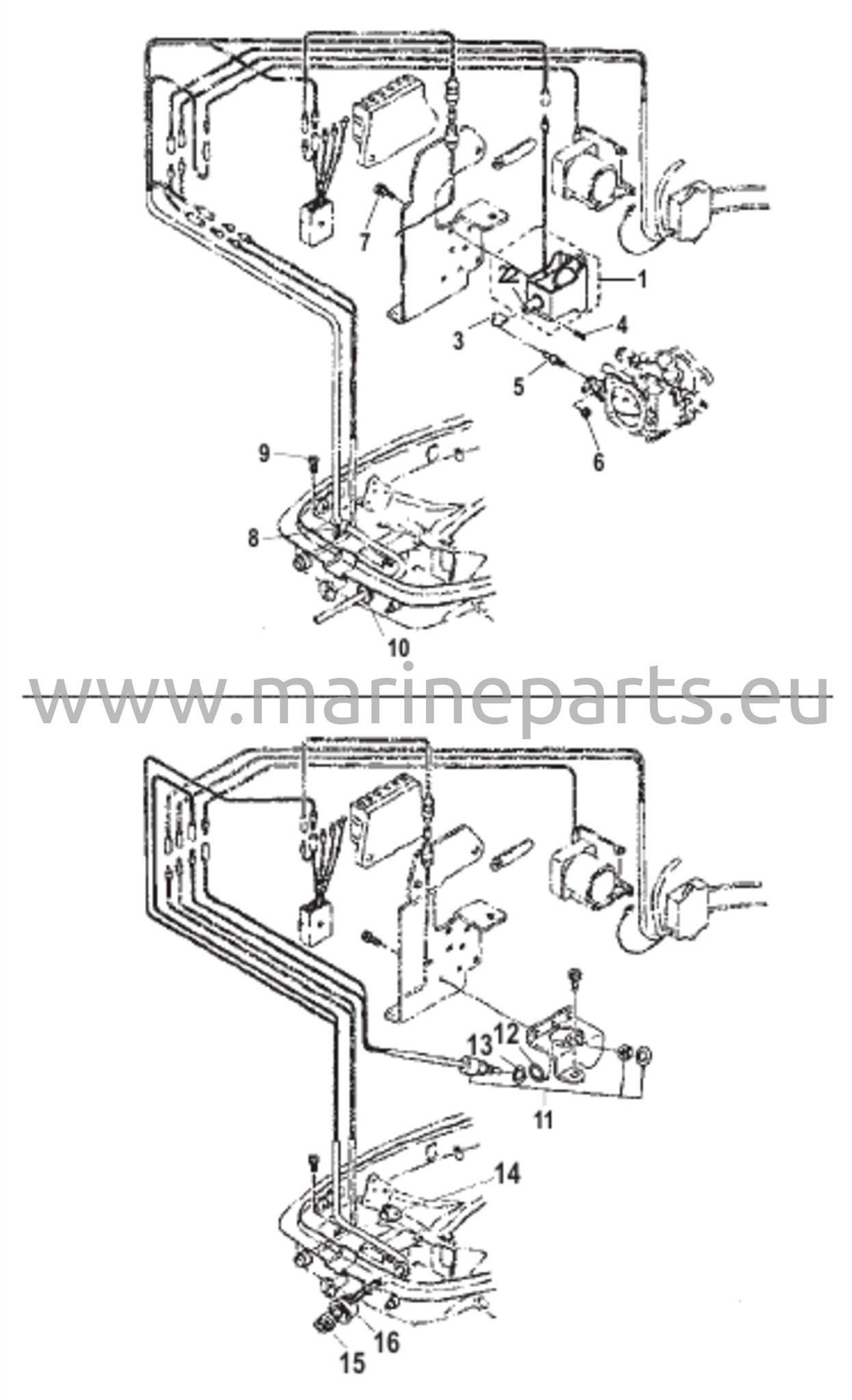Sähköstartterin valinnaiset osat