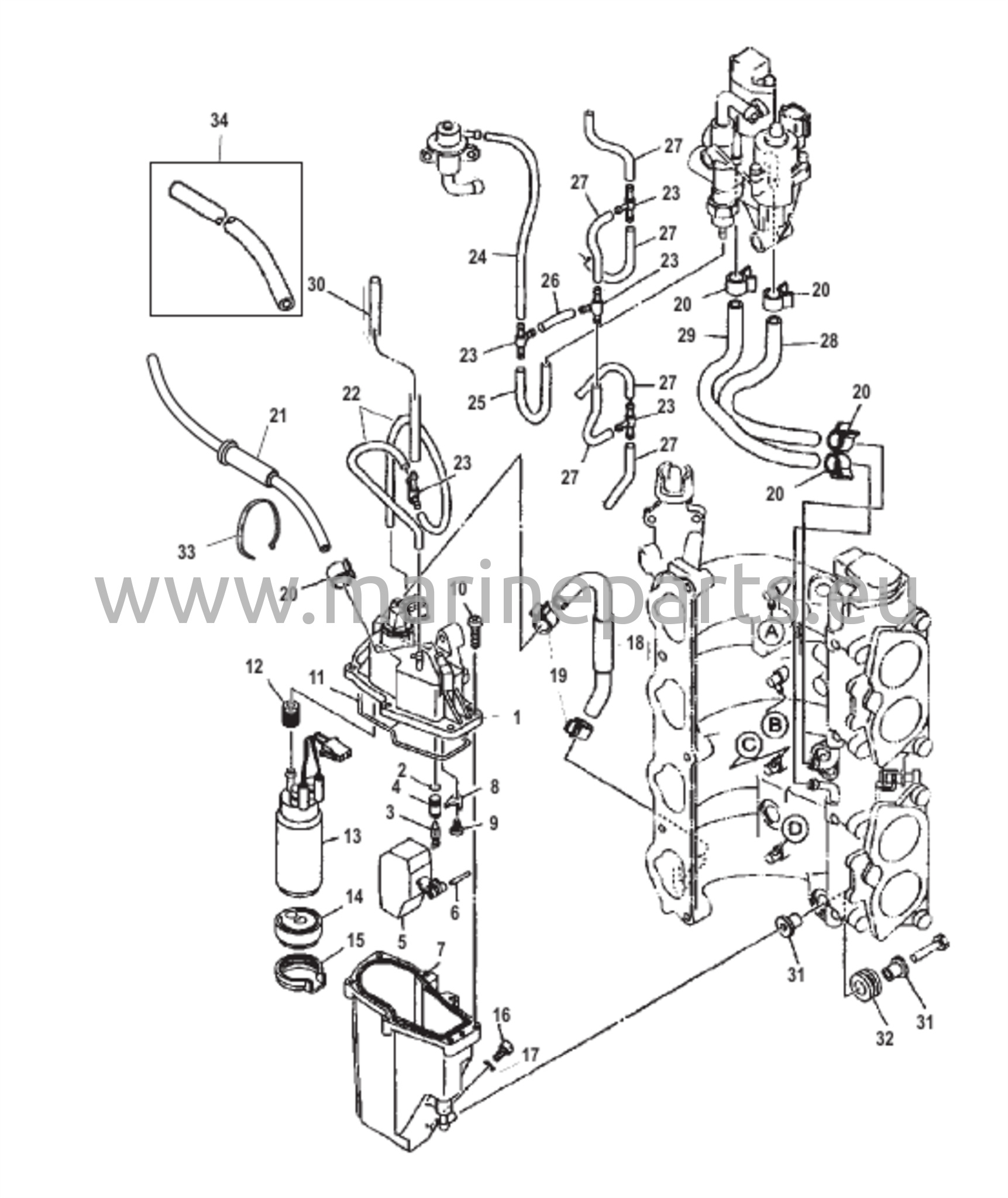Polttoaineen ruiskutuspumppu