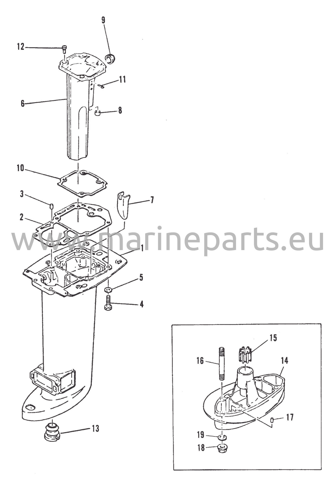 Driveshaft housing 