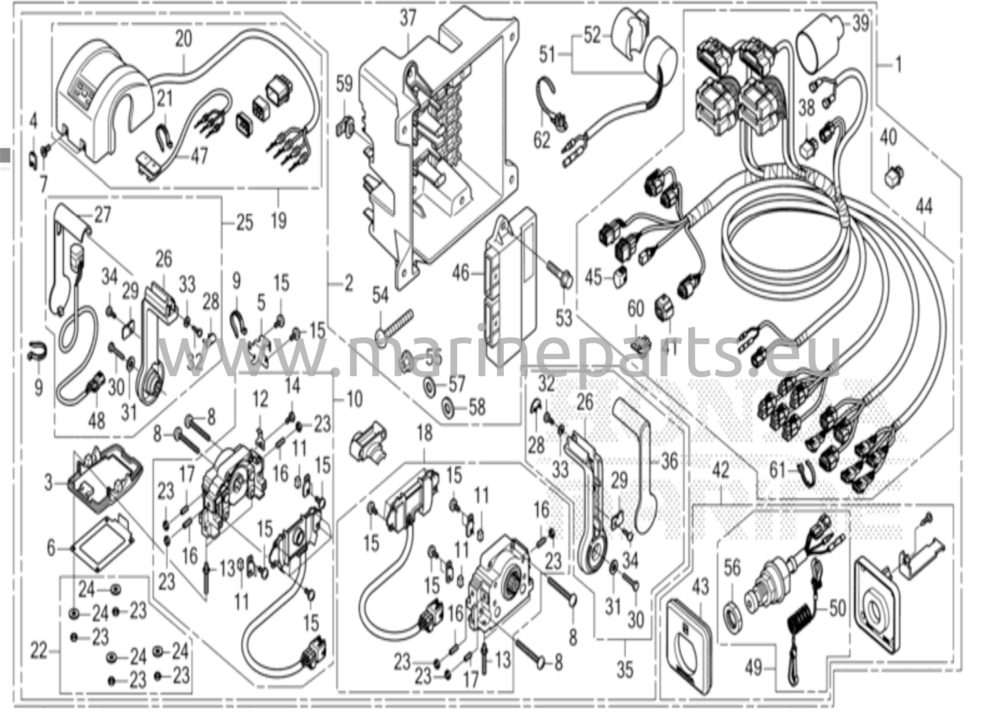 Kaukosäädin (yläasennettu kaksityyppinen) (toinen) (dbw)