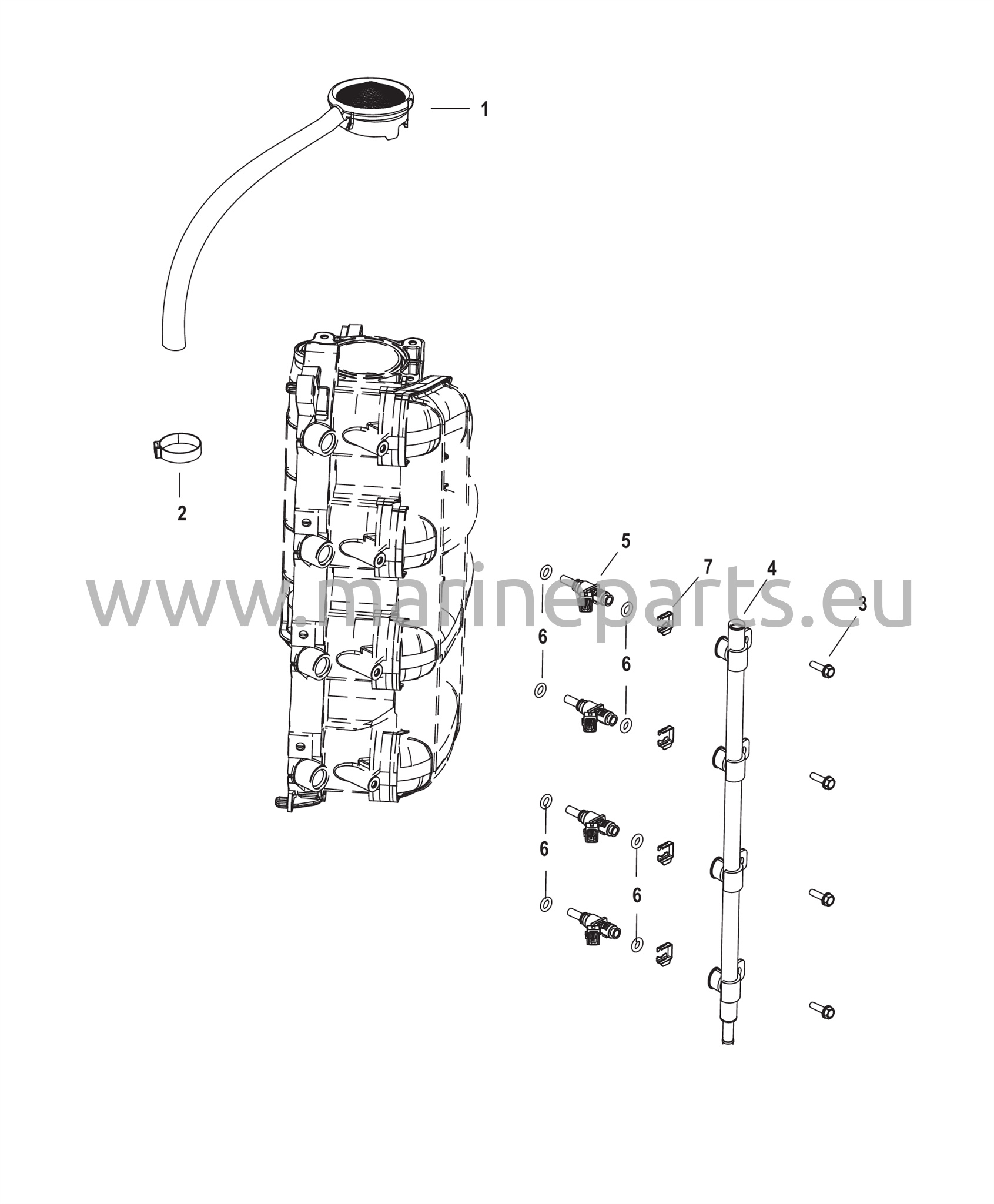Integrerad luft-bränslemodul