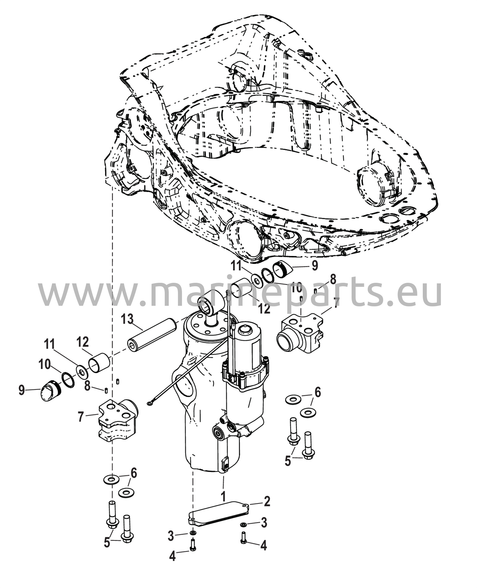 Power Trim -asennusosat