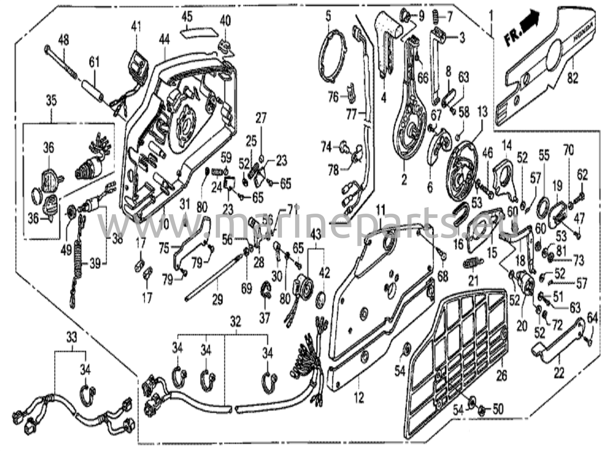 Fjärrkontroll (hi-lex) (handtagslock = grå)