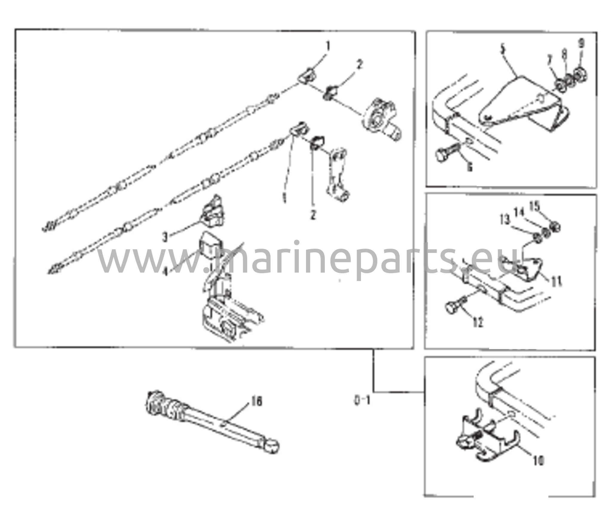 Kaukosäätimen kiinnityssarja