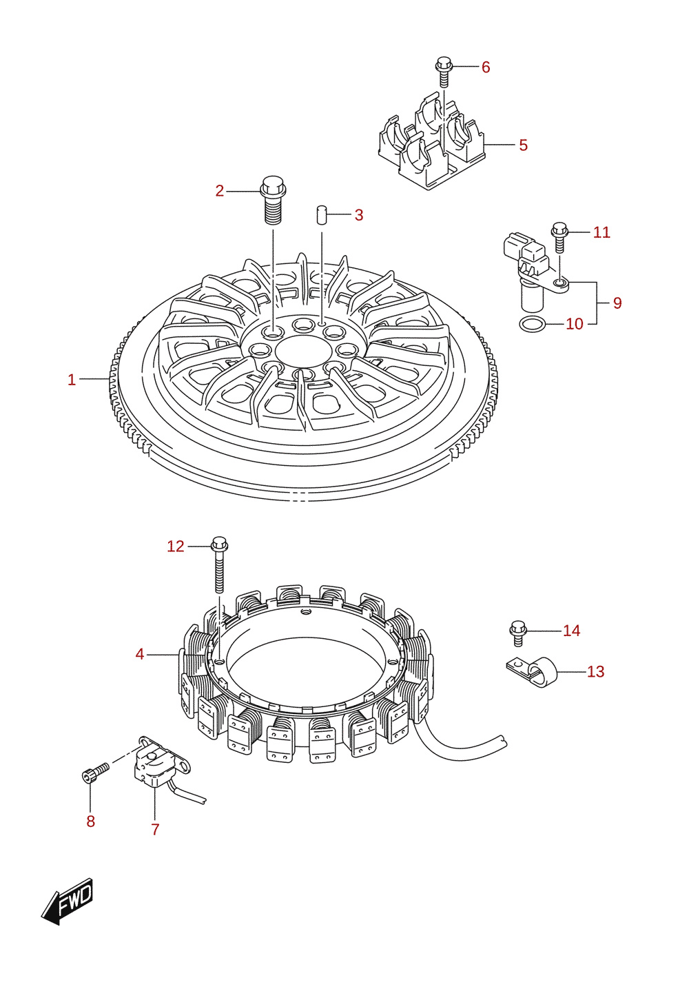 Magnet / generator (DF250)