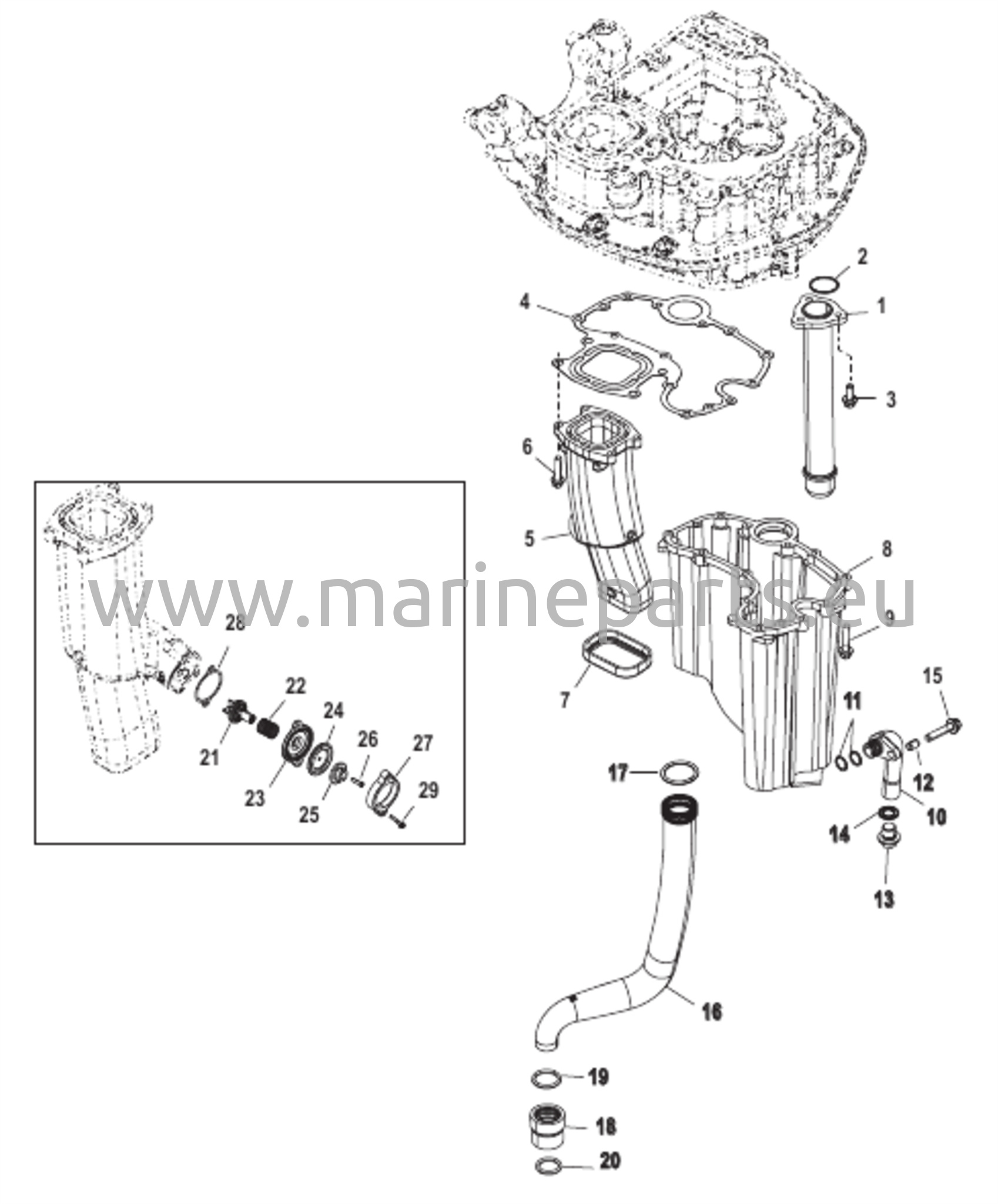 Adapterplatta - Nedre