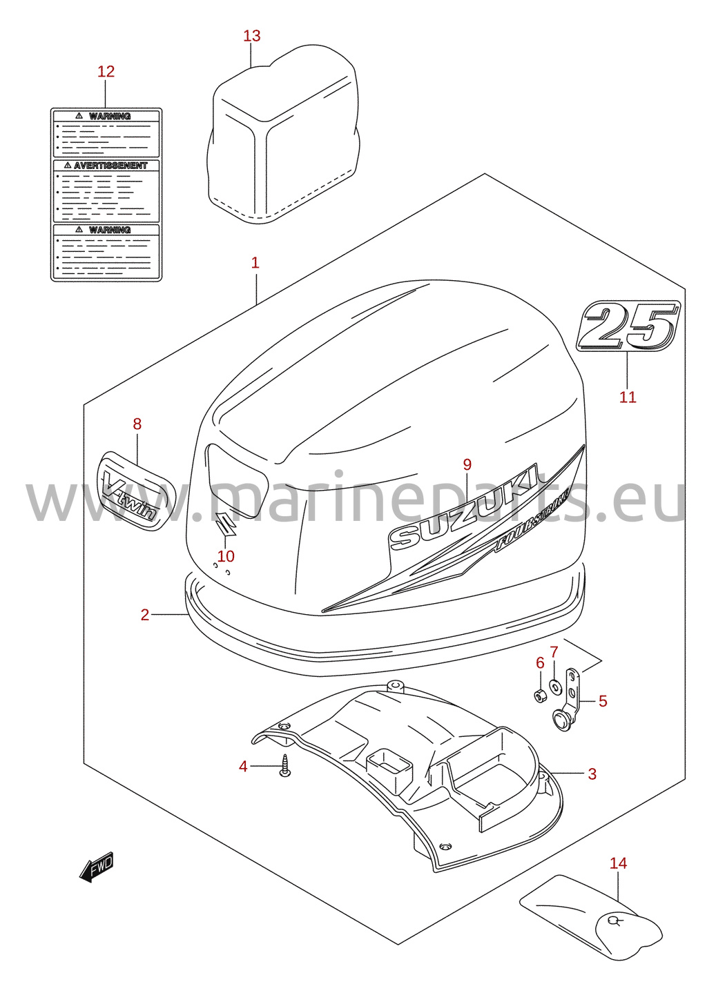 Engine cover (2010–2011)