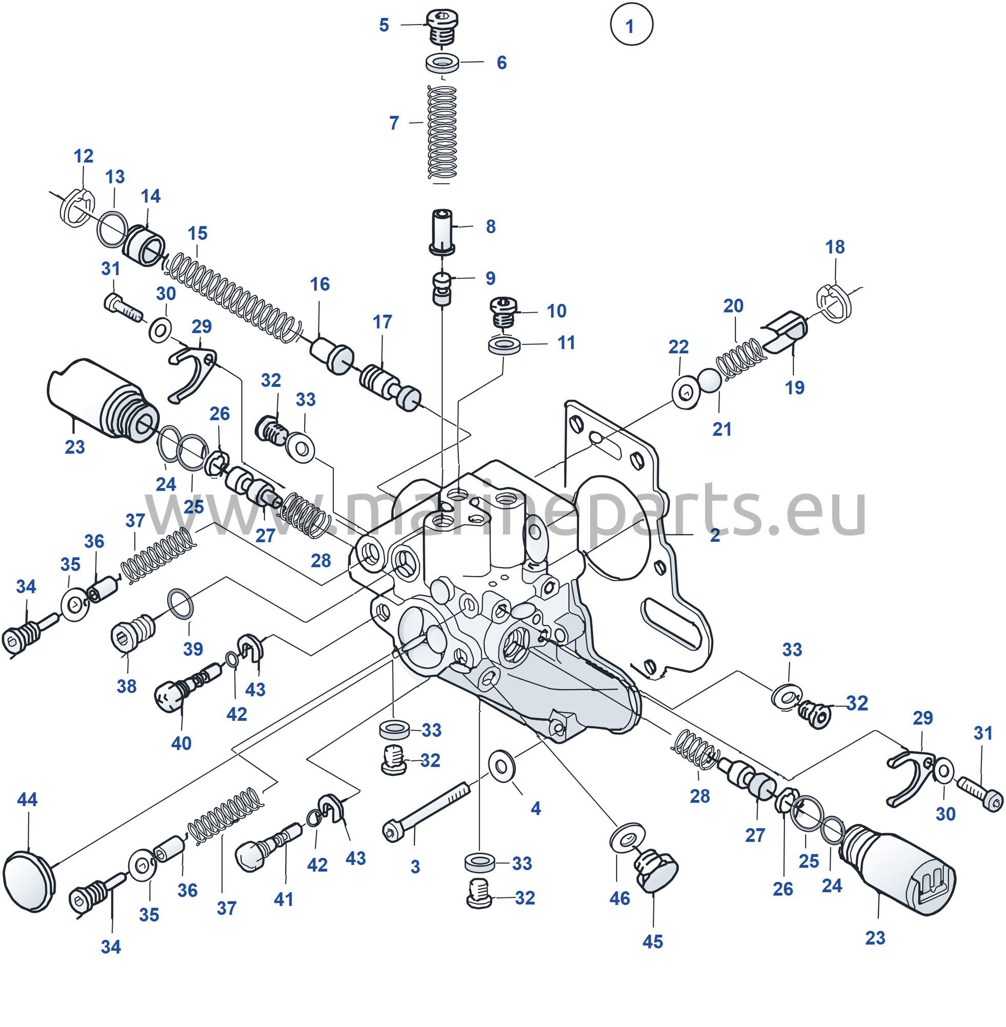 Shifting Valve Electrical, Components