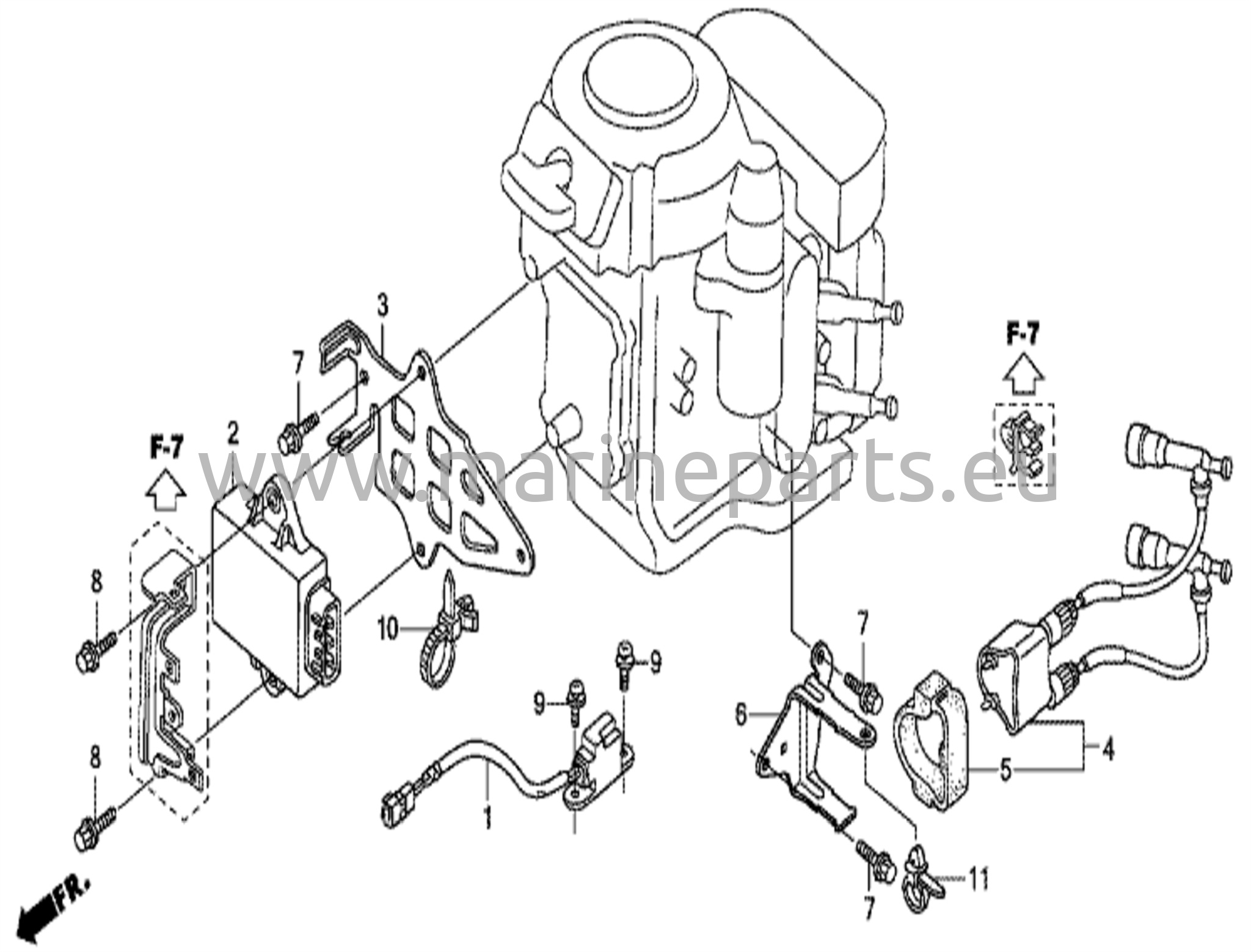 Ignition coil/CDI unit