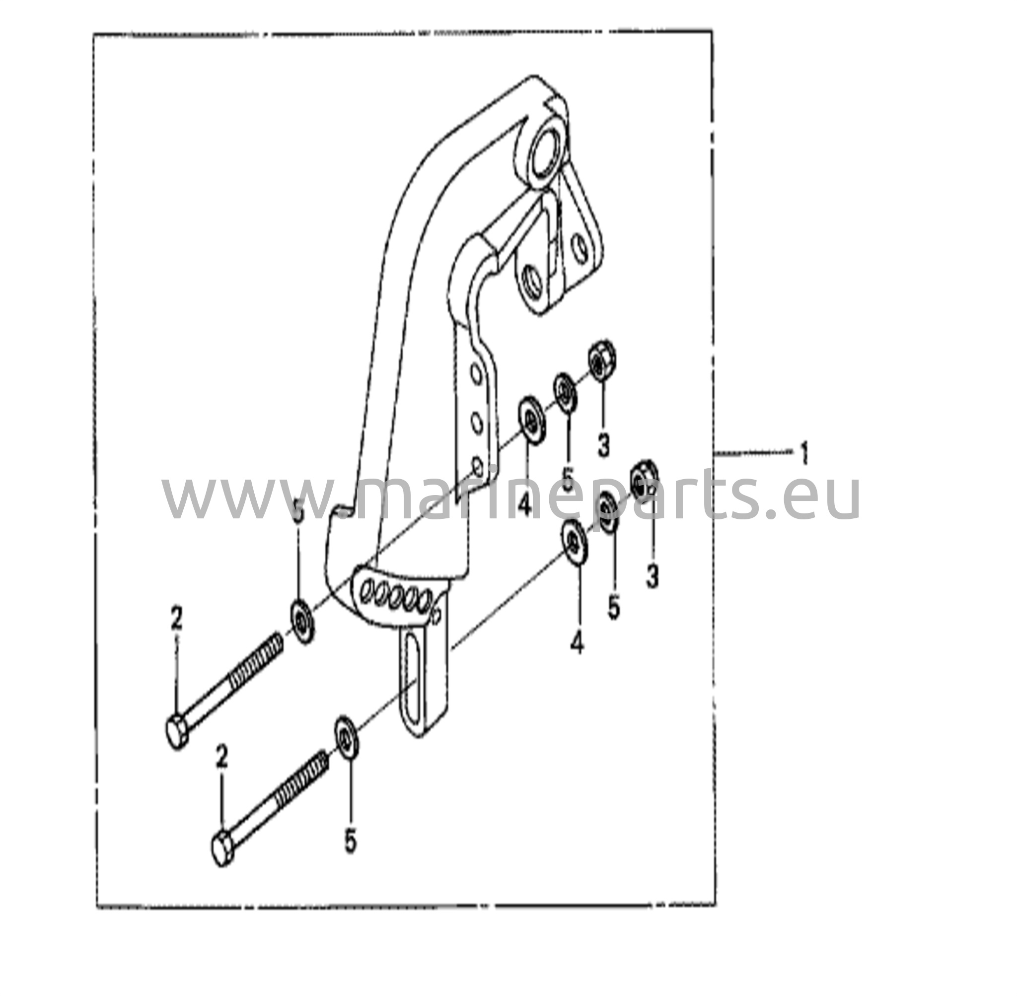 Utombordsmotormonteringskit
