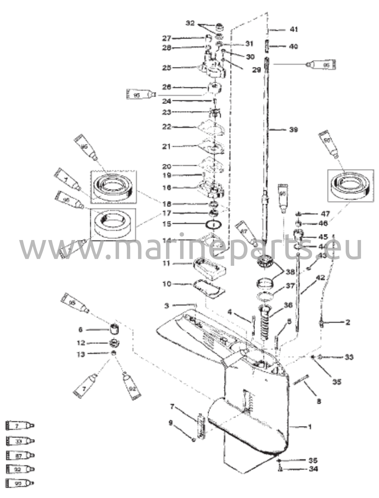 Vaihteiston kotelo (voimansiirtoakseli)