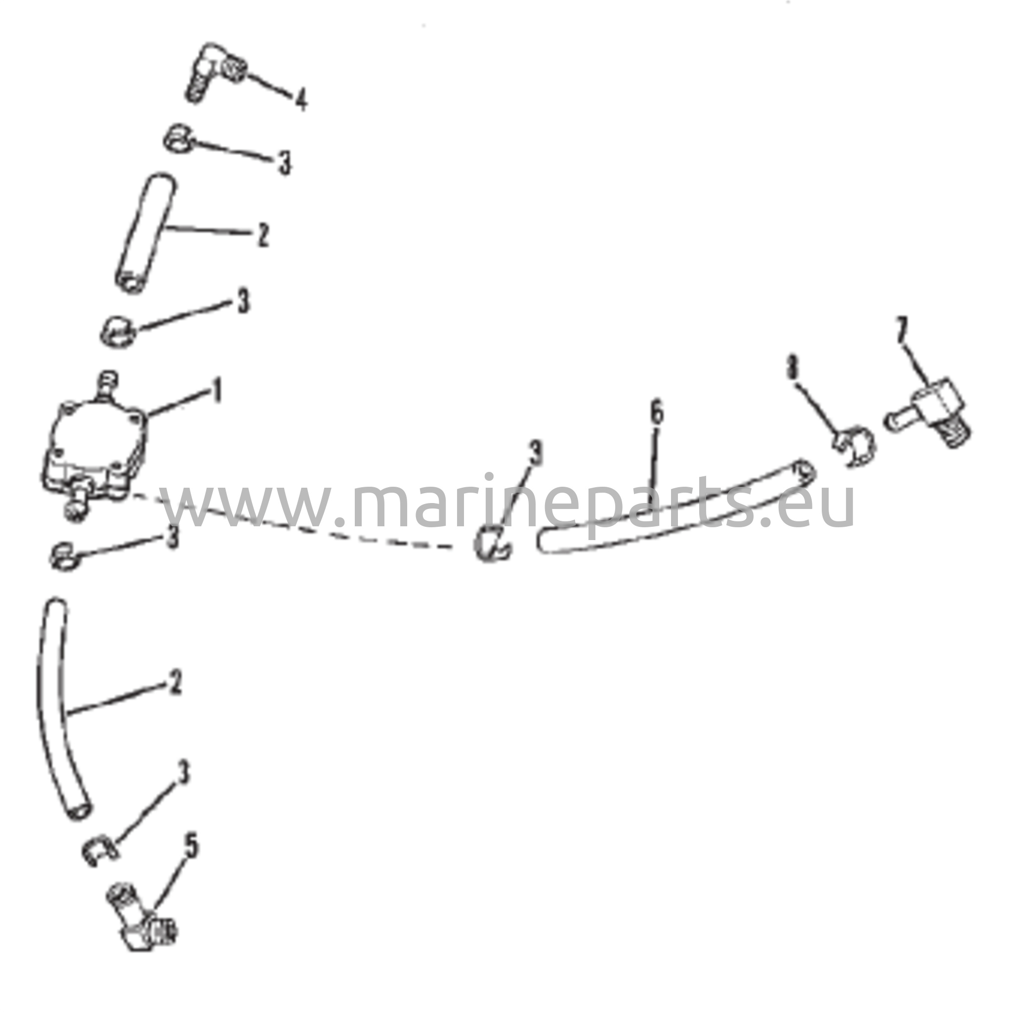 Polttoainepumppu ja polttoaineputket