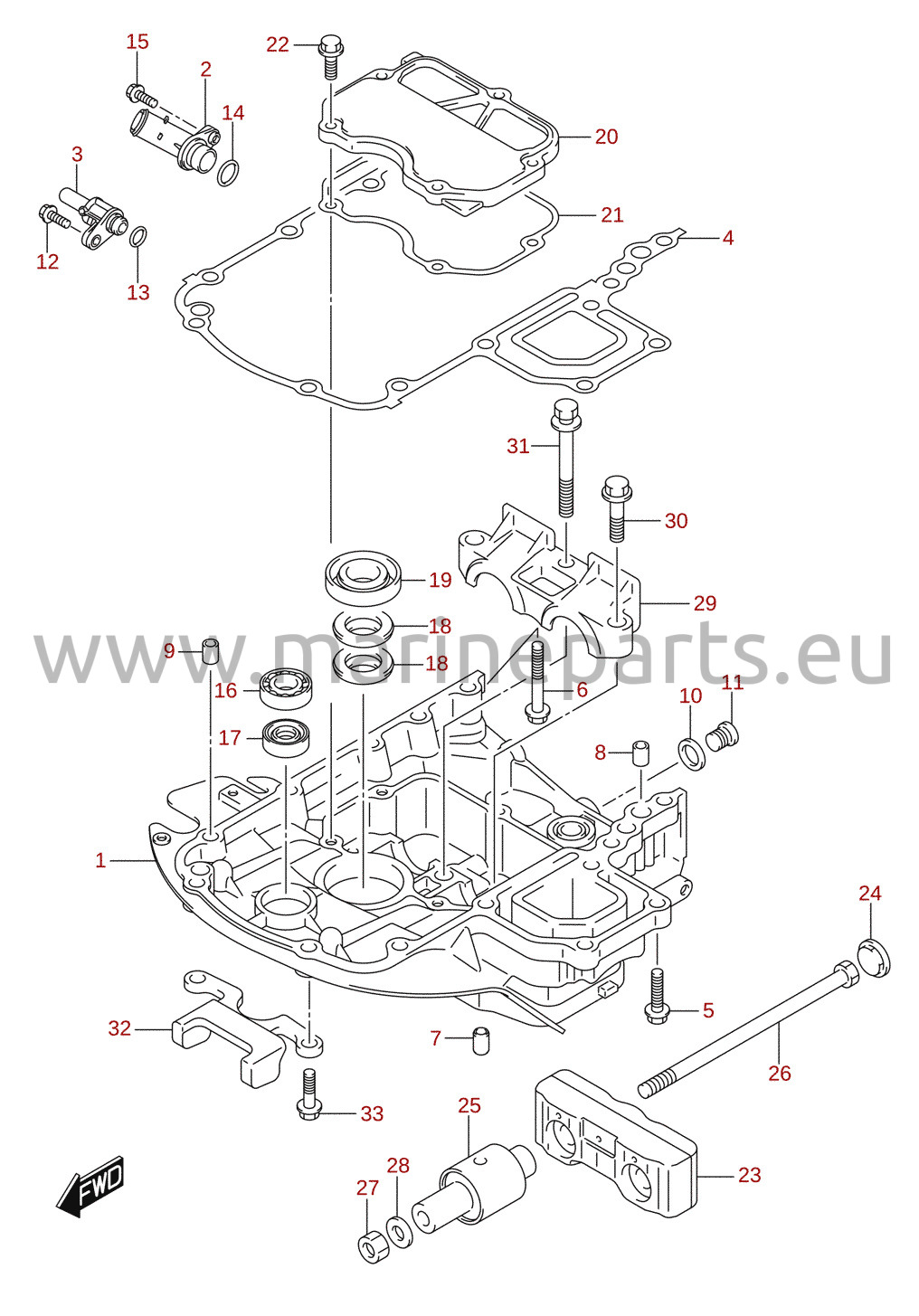 Motorholder (DF70A, DF90A)
