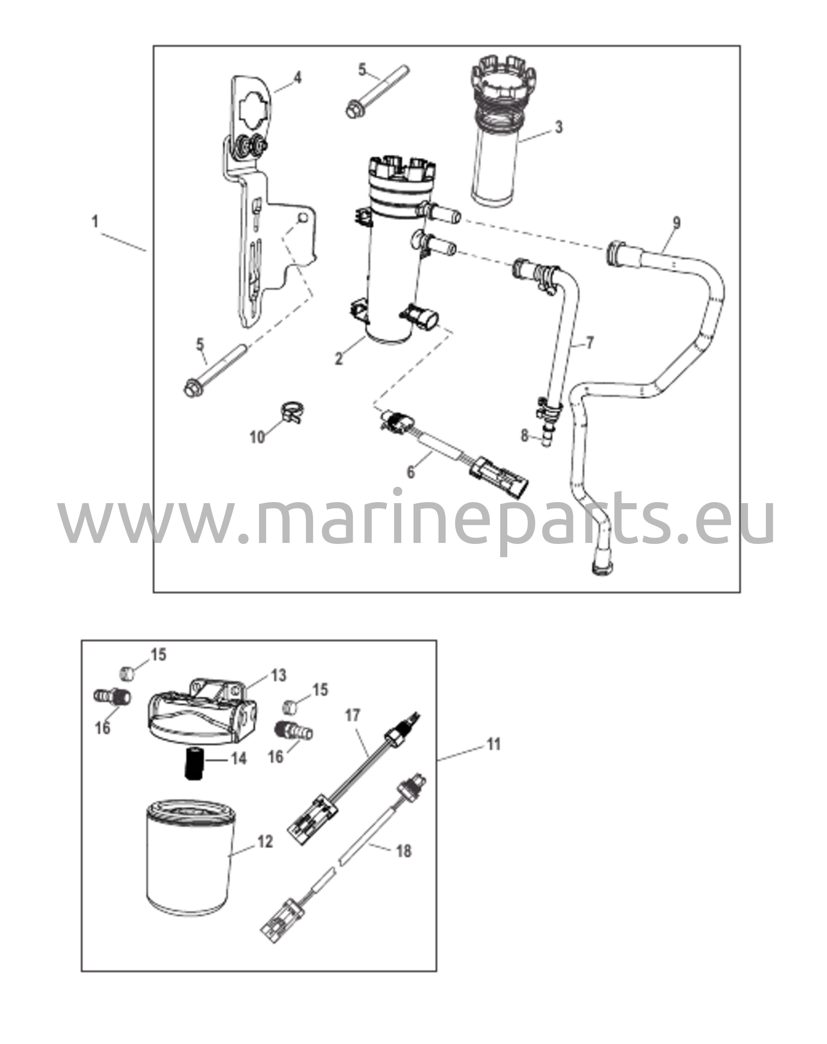 Polttoainesuodatinpaketit