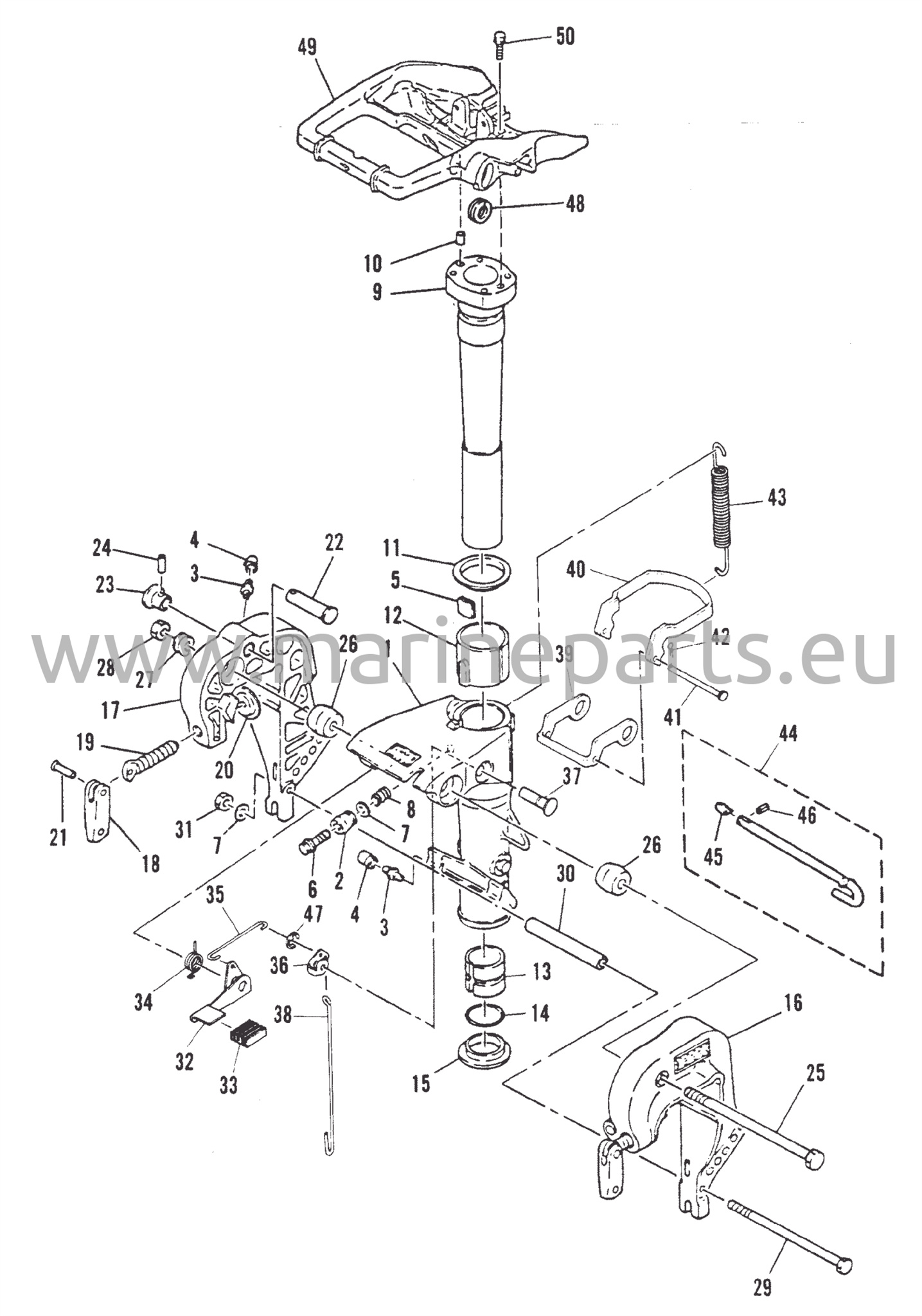 Brackets (M-007185 / ML-308700 / E-101515 / EL-404000 and Below) 