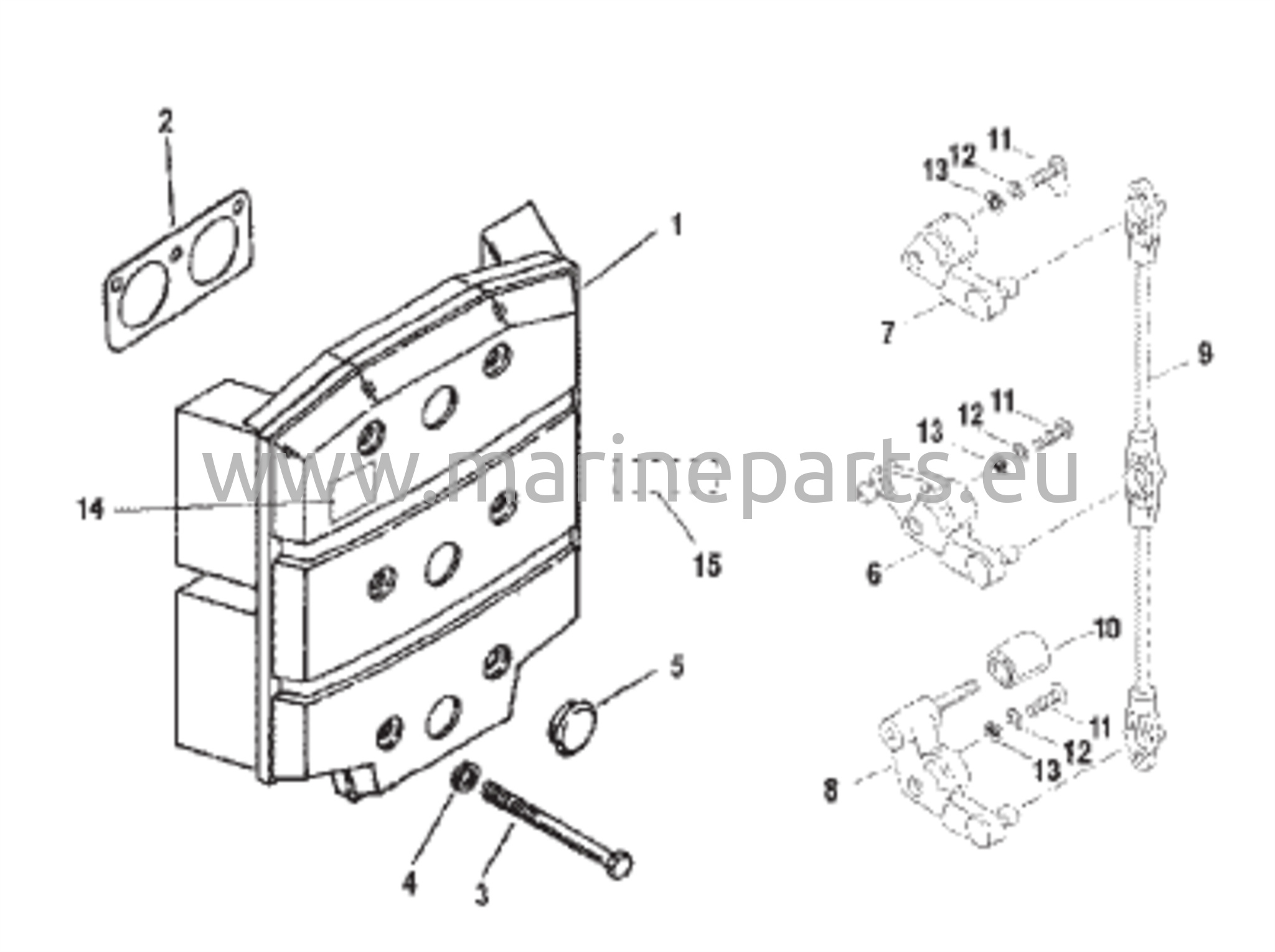 Vaimentimen levy ja kaasuvivut