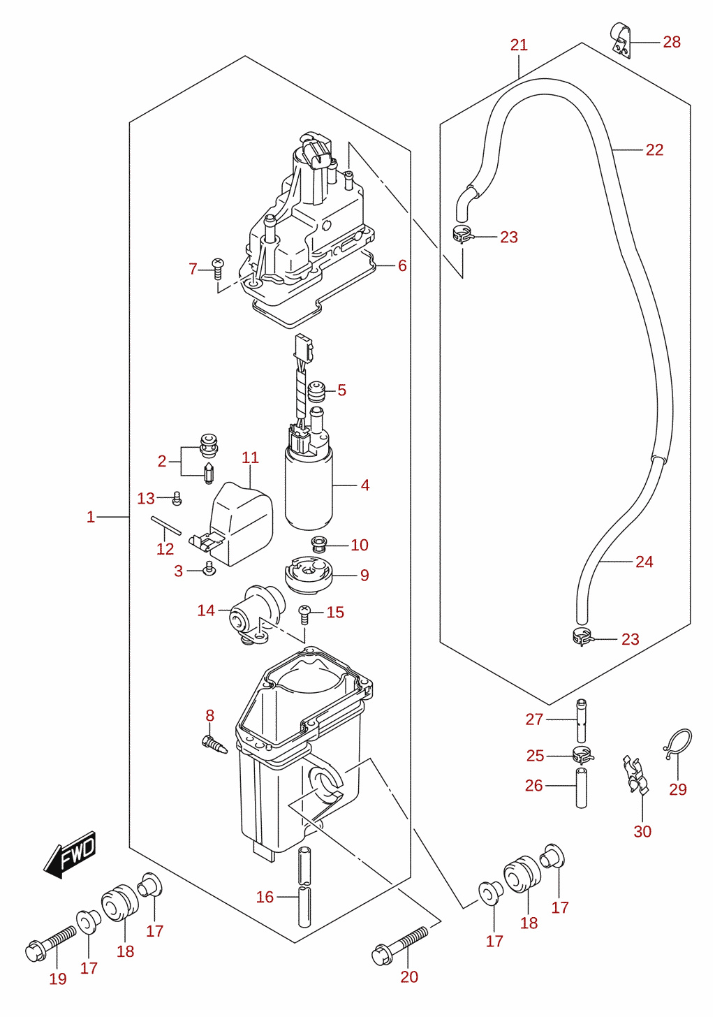 Separator para goriva