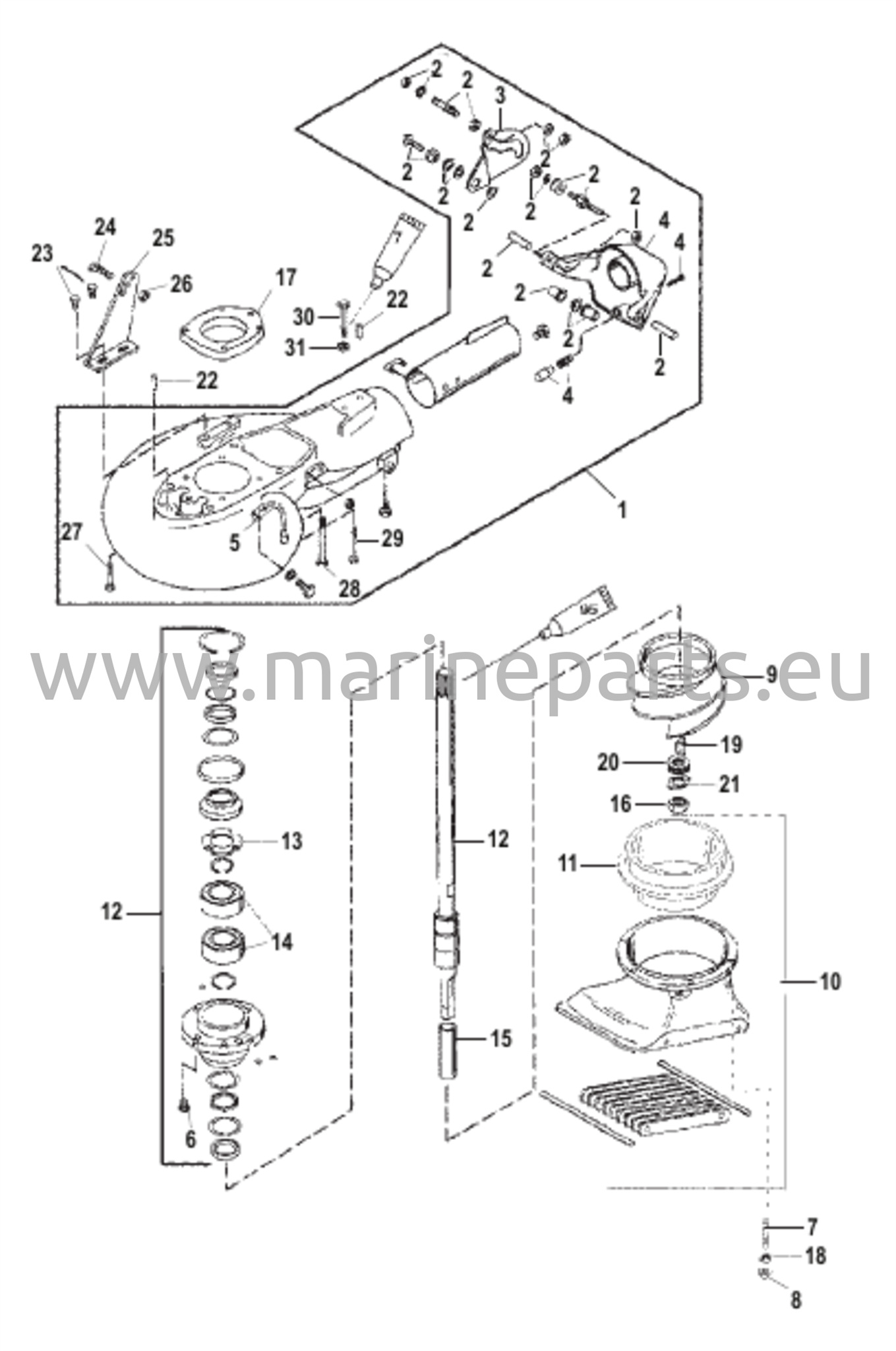 Ruiskupumpun kokoonpano
