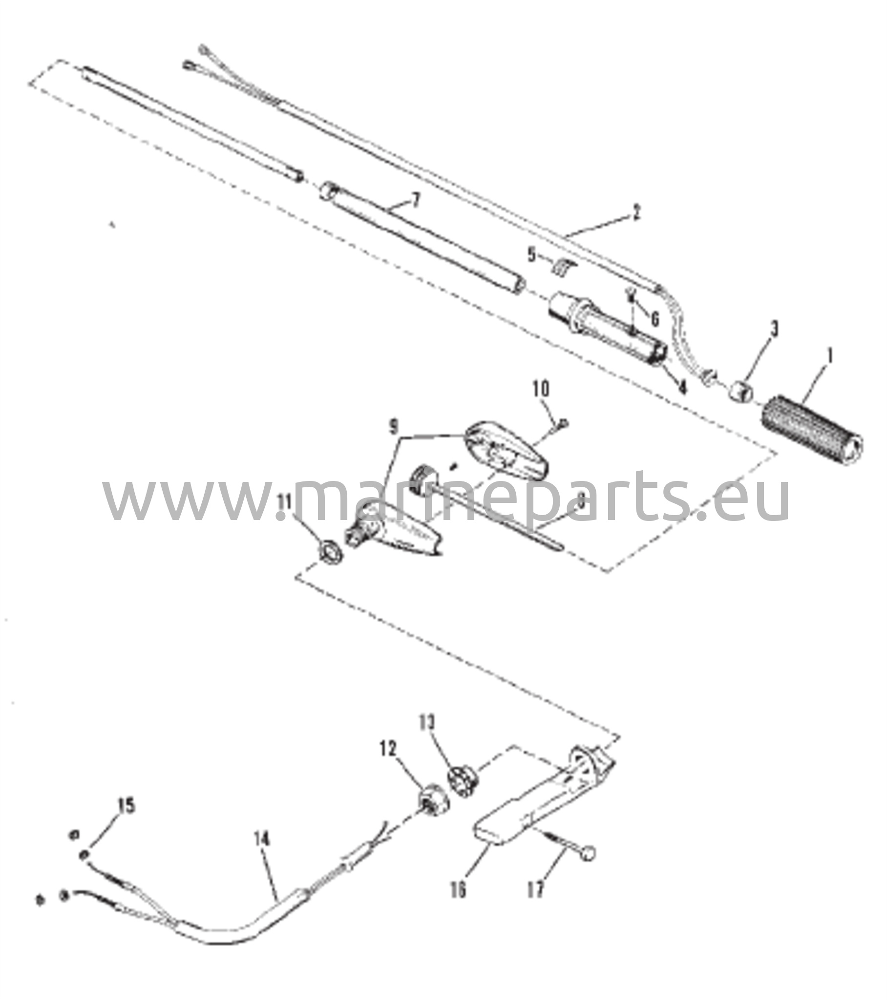 Steering Handle Assembly (Manual) 