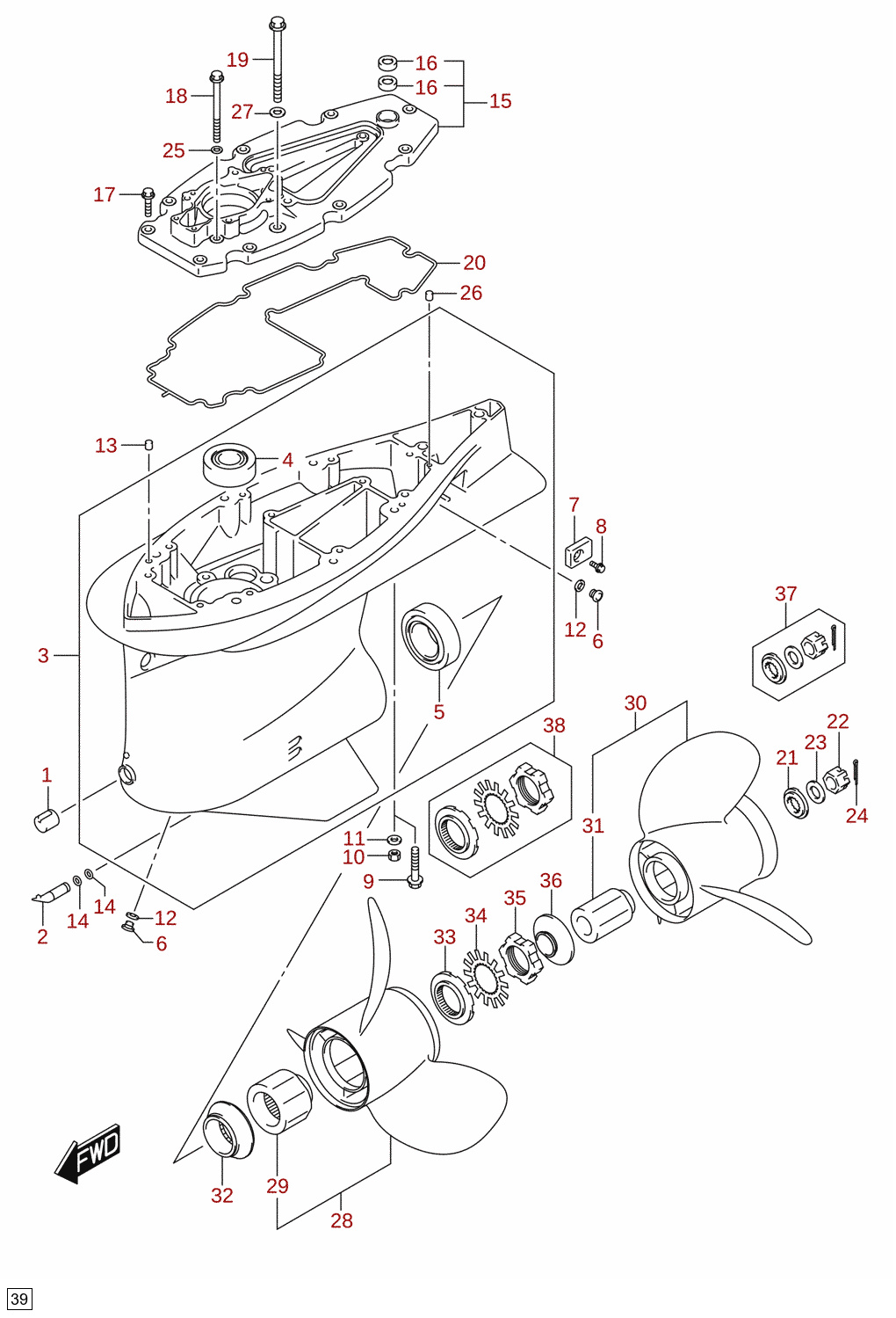 Gear case