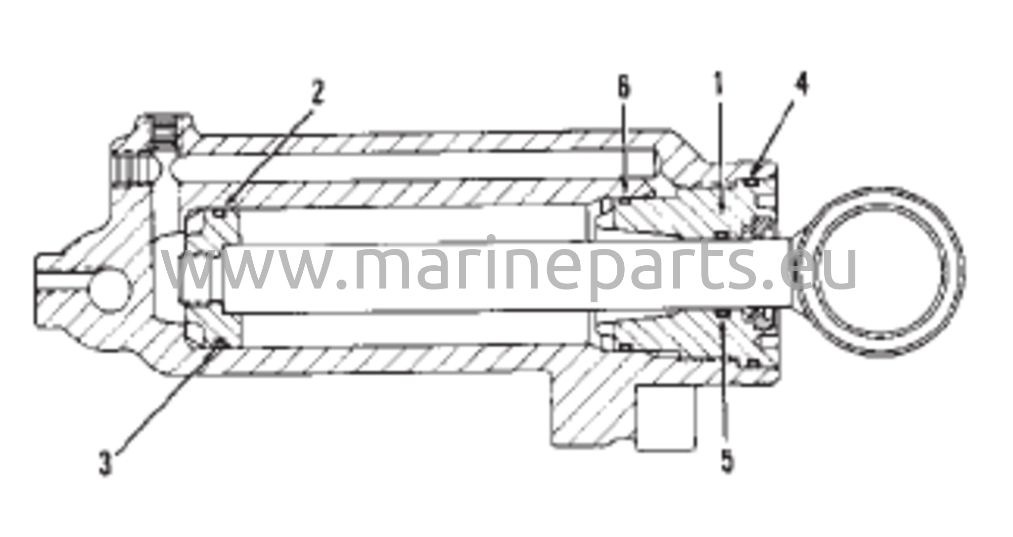 Tehojalustan sylinterin korjaussarjat (käytettävä yhdessä 92194A14:n kanssa)