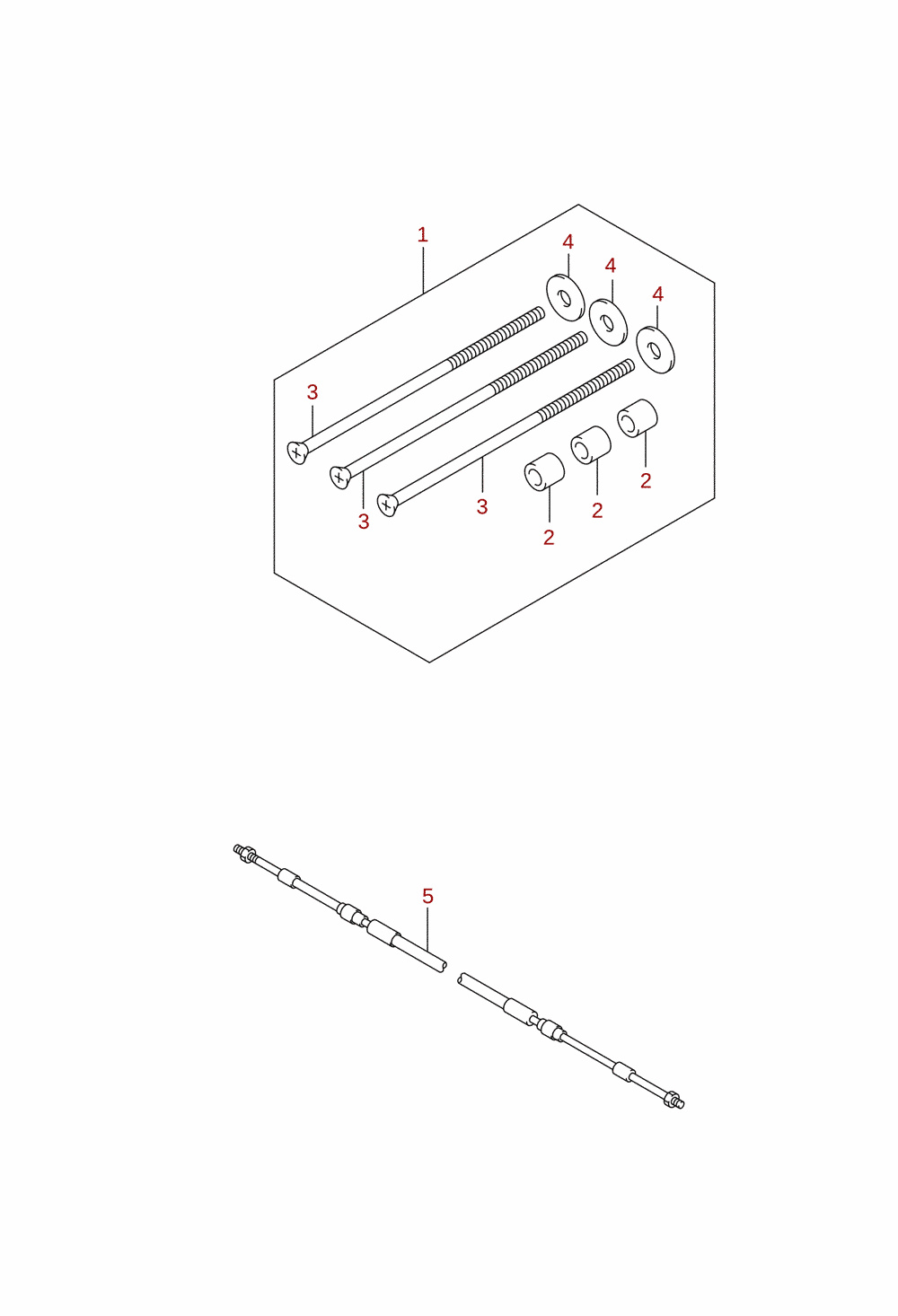 Câble de commande à distance (DF15, DF9.9) (en option)