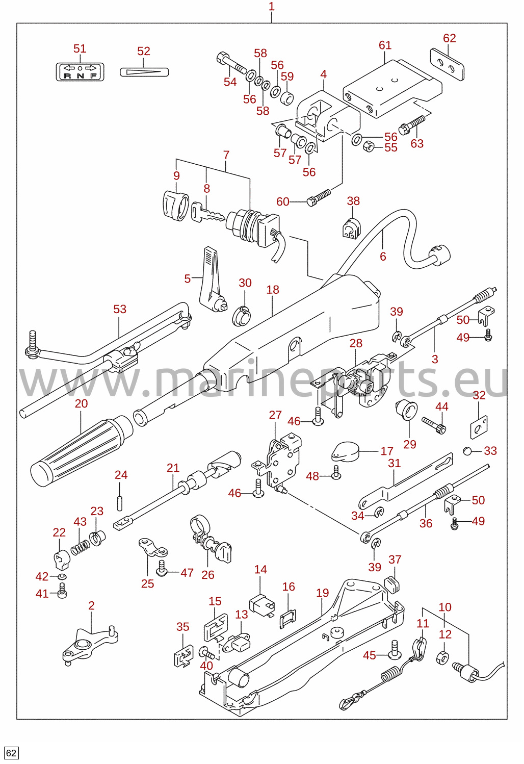 Tiller handle (optional)