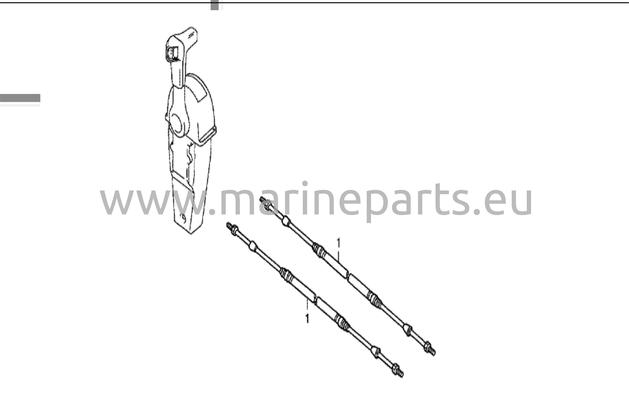 Kaugjuhtimispult (ülemine paigaldus, kahepoolne tüüp) (parem)