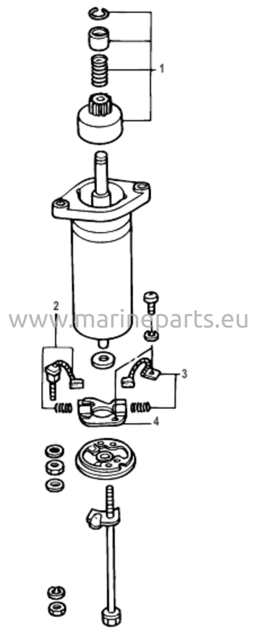 Starttimoottorin osat 803835T02