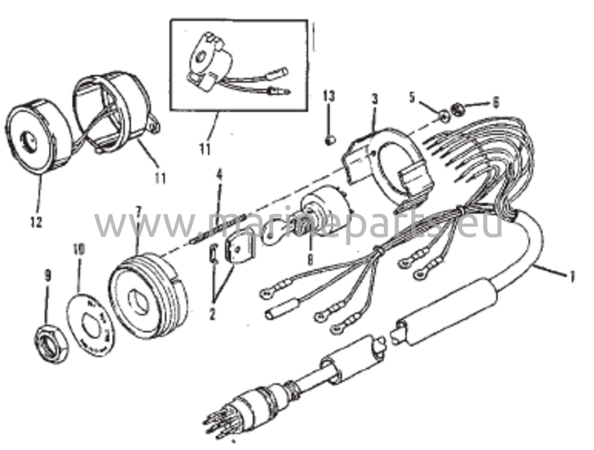 Avainkytkimen kokoonpano