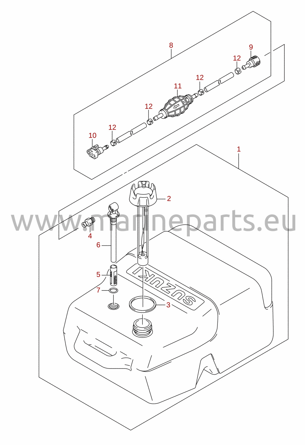 Fuel tank (optional)
