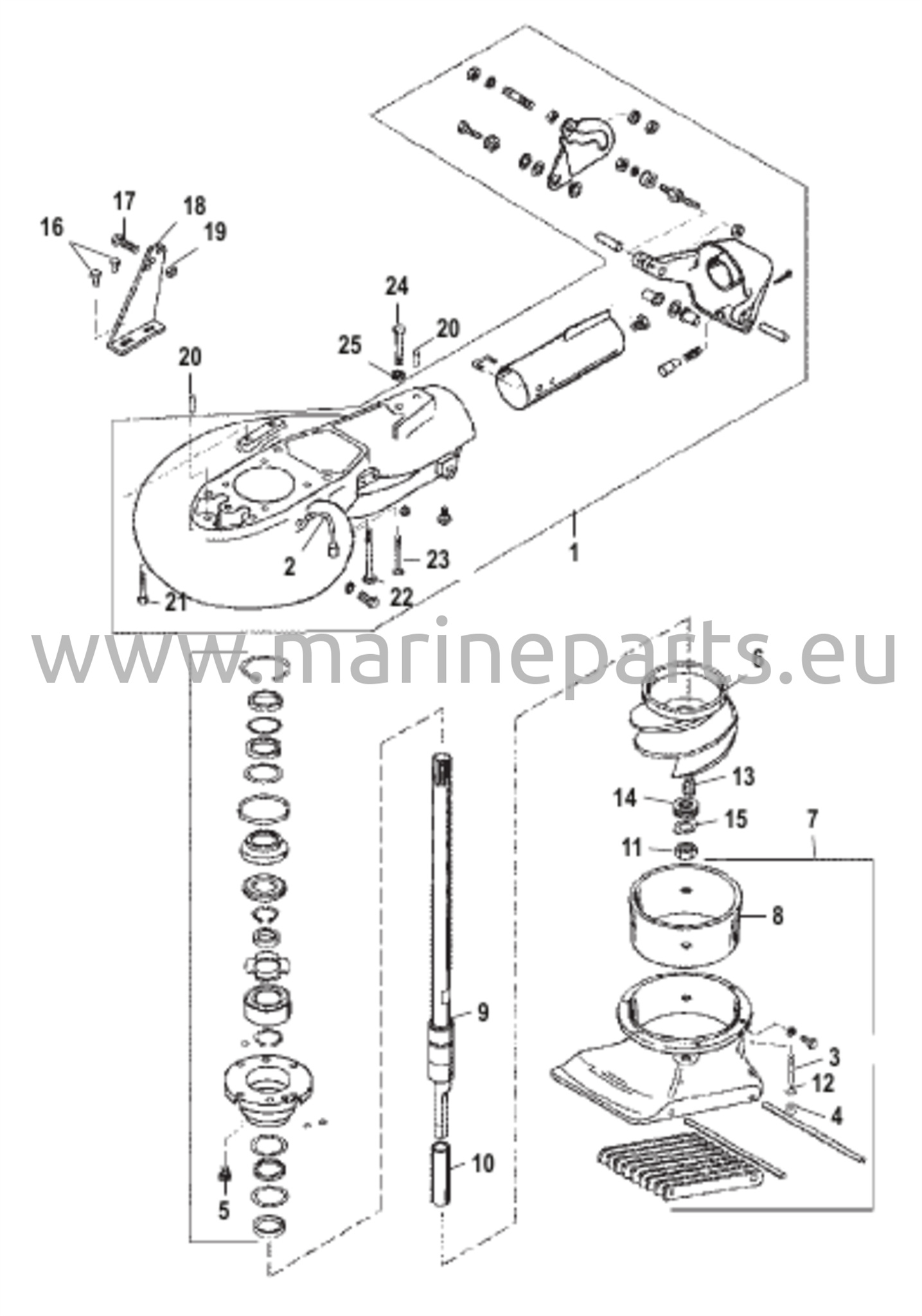 Suuttimipumpun kokoonpano