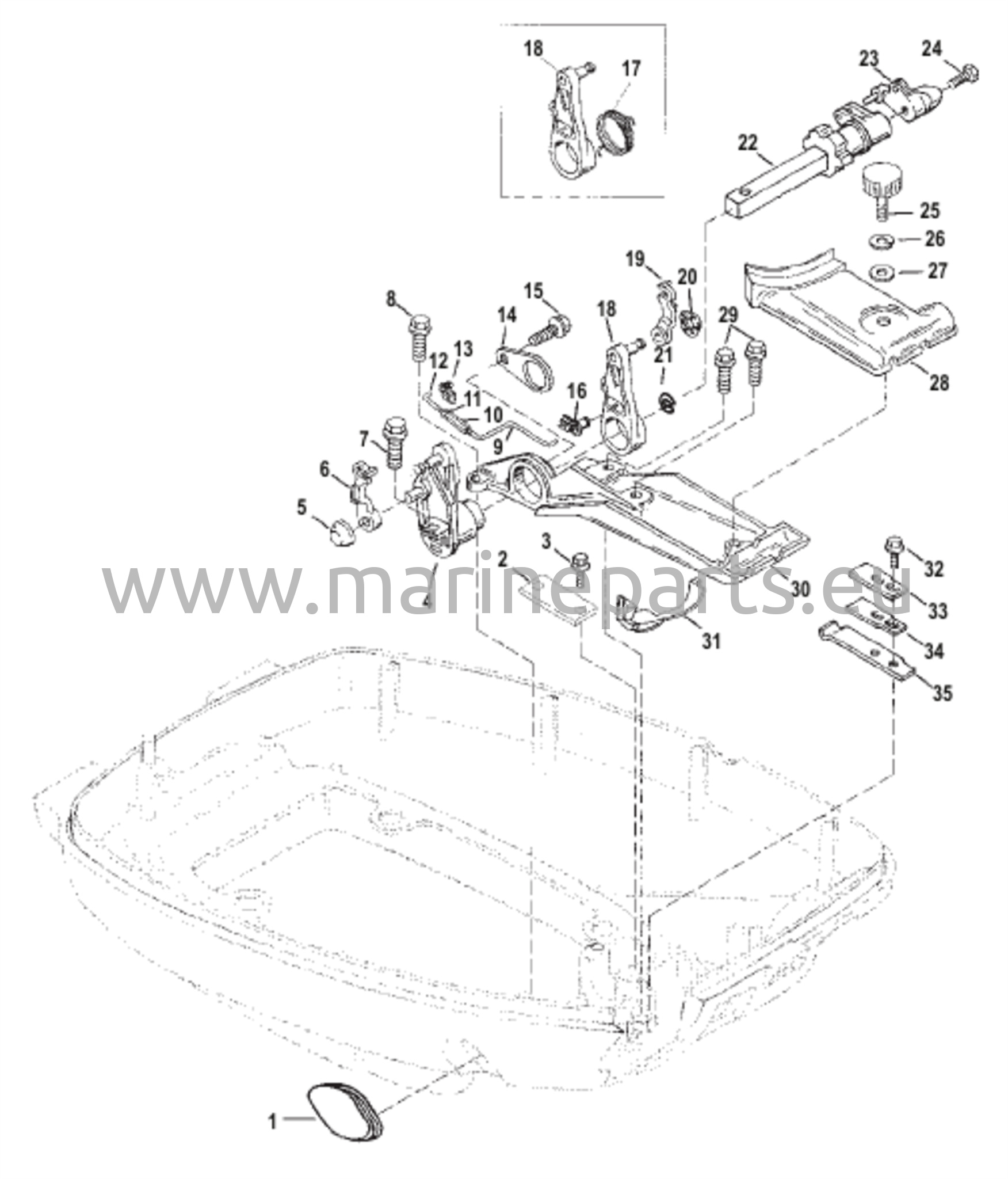 Kaasukahvan vipuliitos (sähköinen kauko-ohjaus)