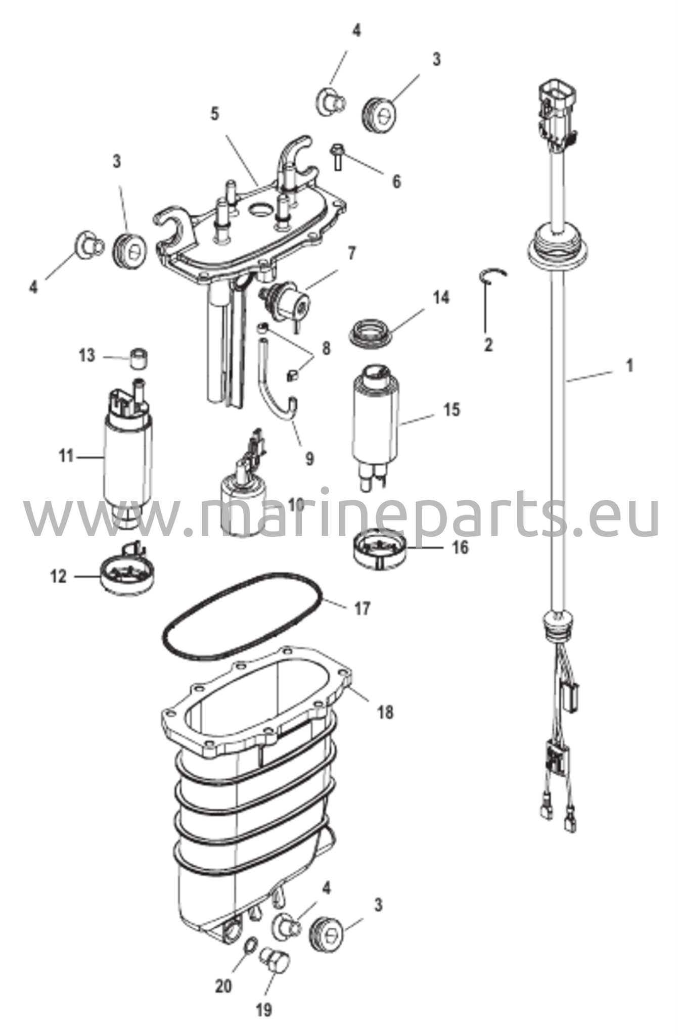 Polttoaineen syöttömoduuli