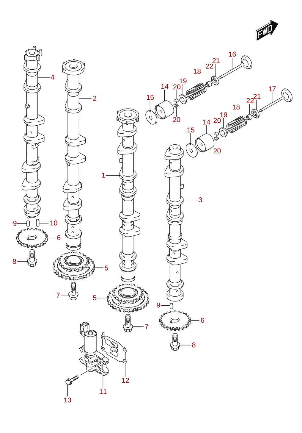 Knastaksel (DF250A)