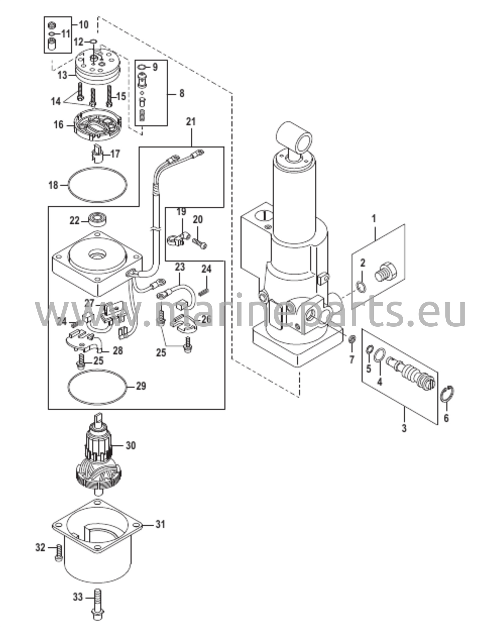Sähköinen kallistusosat